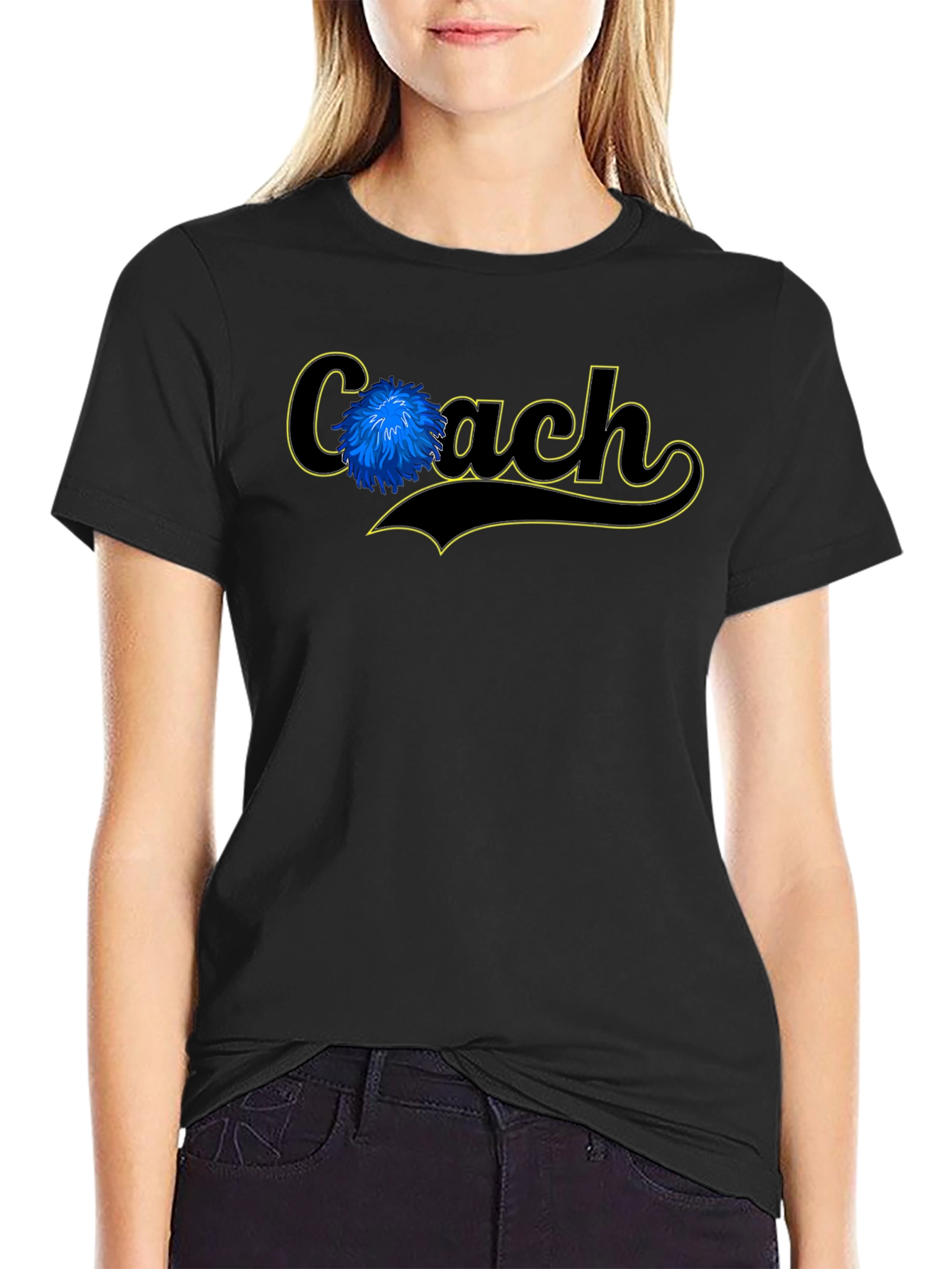 Coach Pom-Pom Graphic T-Shirt