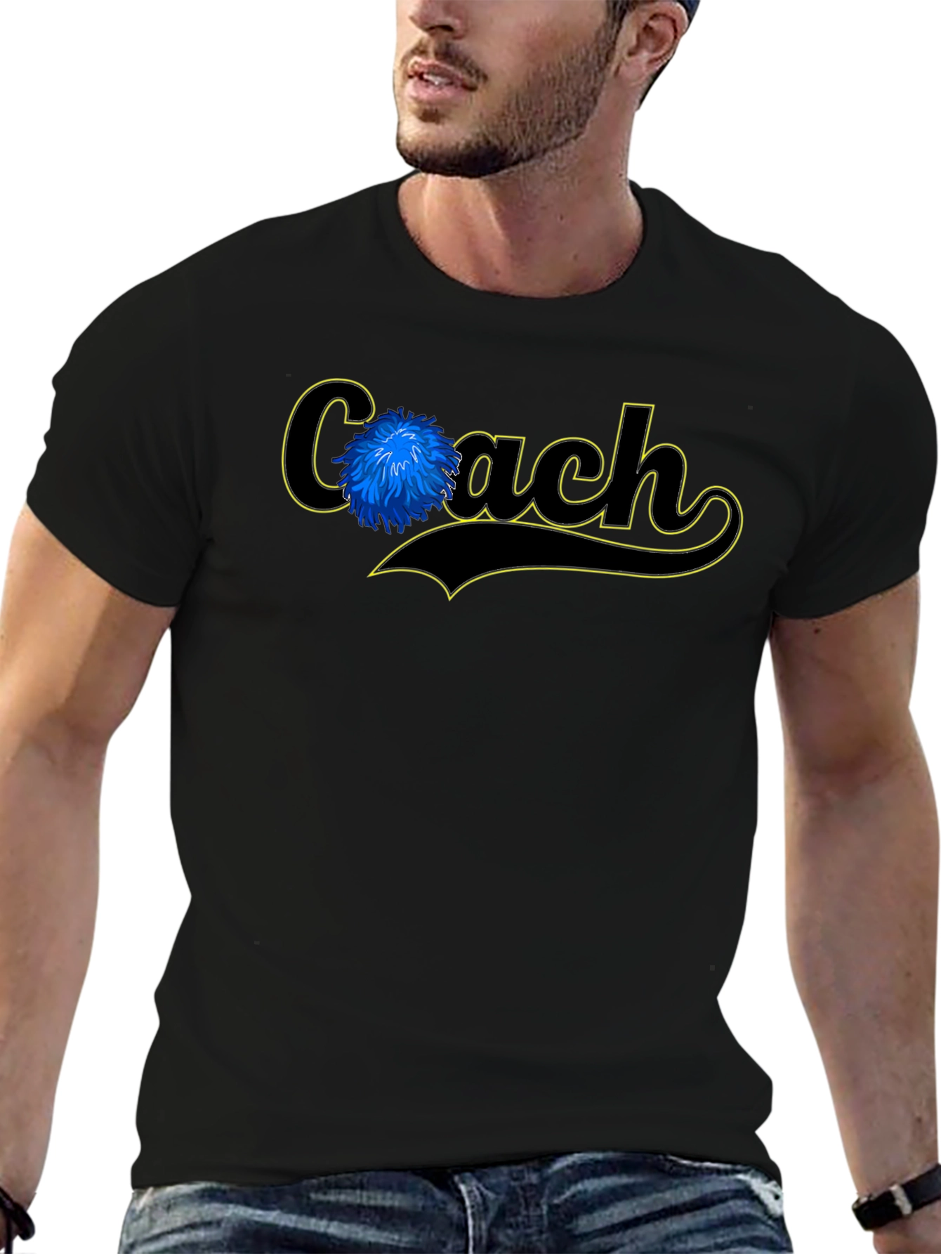 Coach Pom-Pom Graphic T-Shirt
