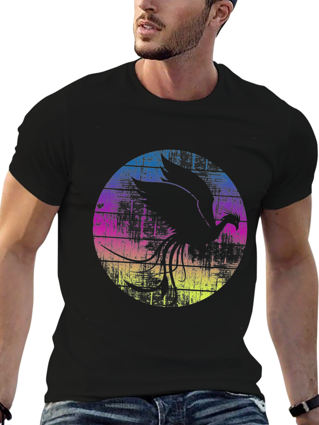 Phoenix Retro Graphic T-Shirt