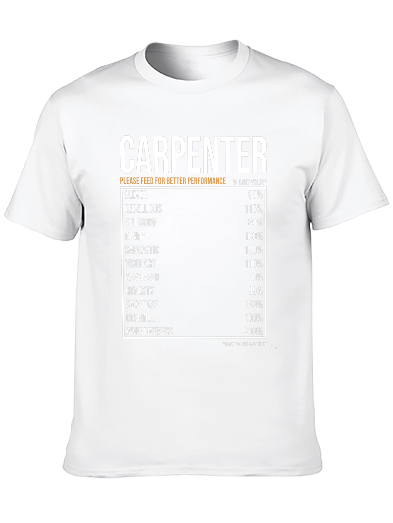 Carpenter Daily Value Black T-Shirt