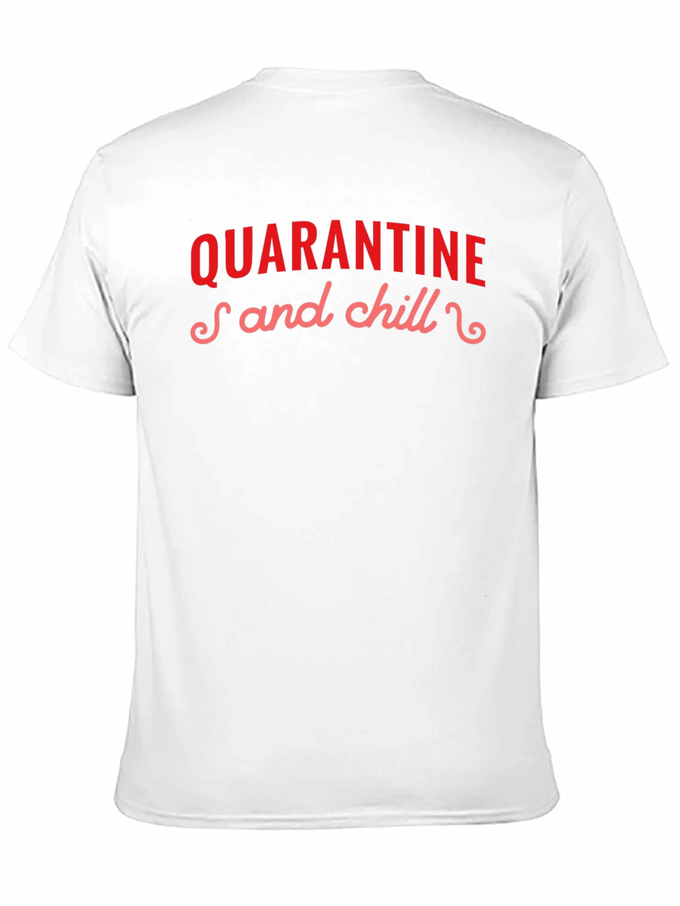 Quarantine and Chill Graphic Tee - Black Casual T-Shirt