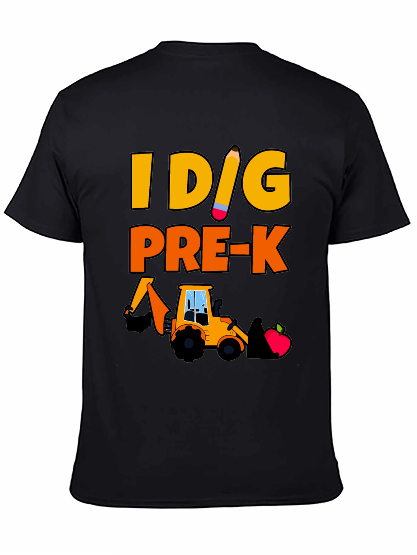 I Dig Pre-K T-Shirt - Construction Themed Teacher Tee