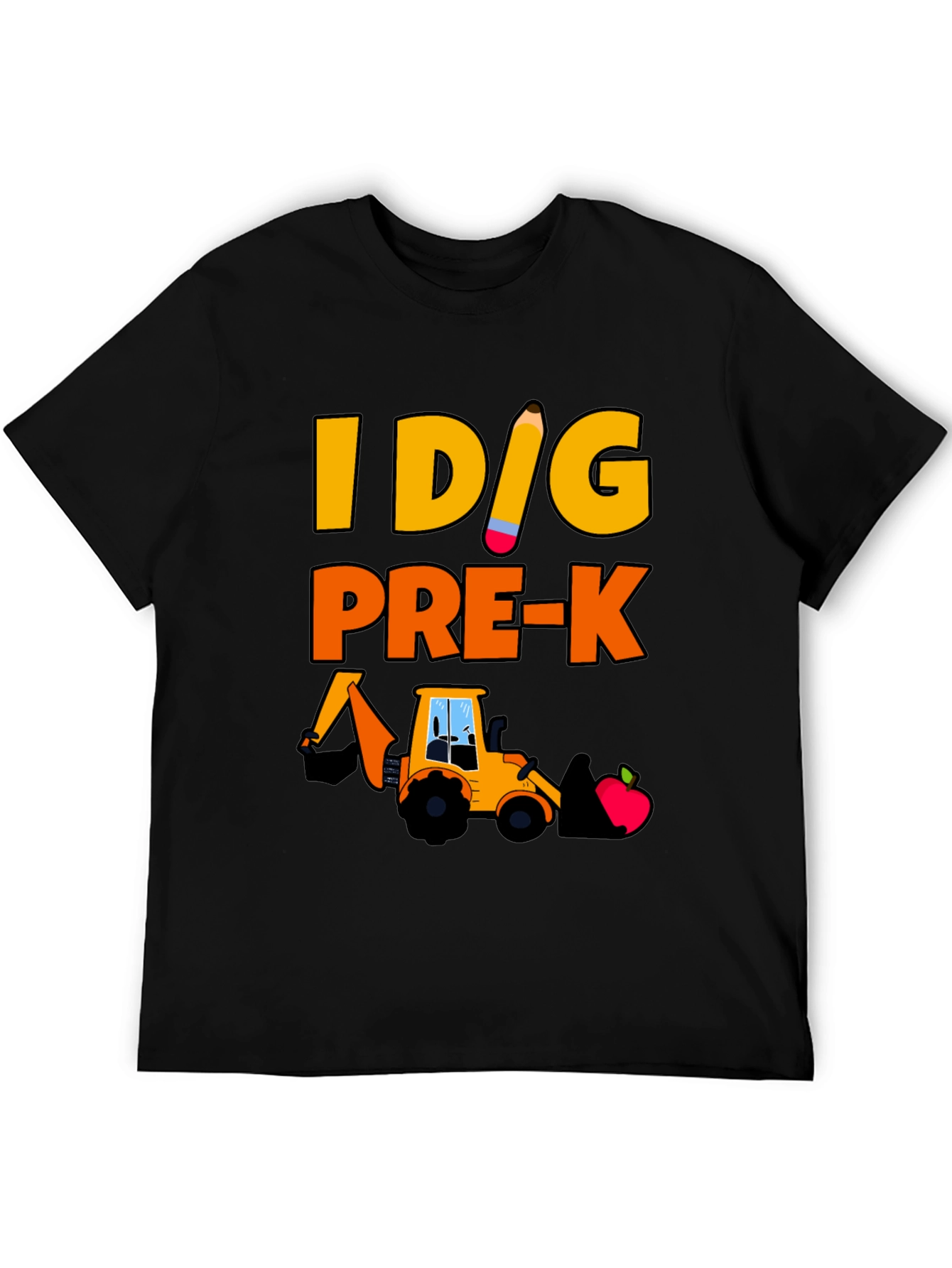 I Dig Pre-K T-Shirt - Construction Themed Teacher Tee