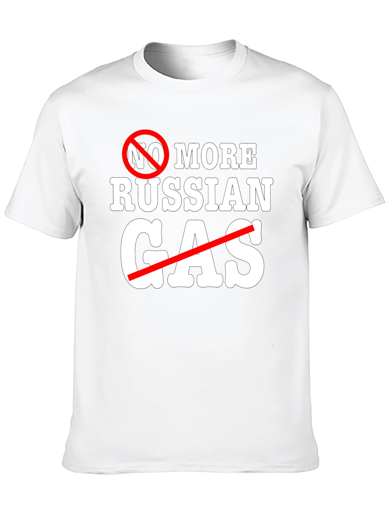 No More Russian Gas T-Shirt Boycott Tee