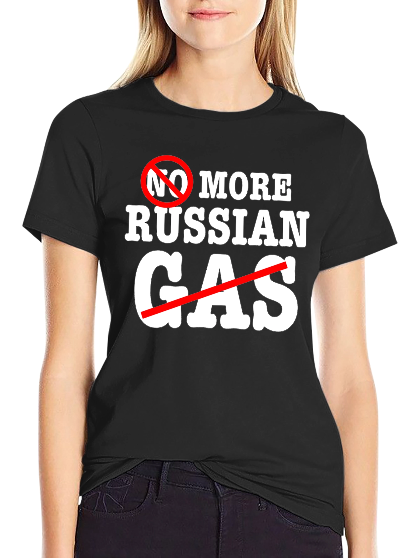 No More Russian Gas T-Shirt Boycott Tee
