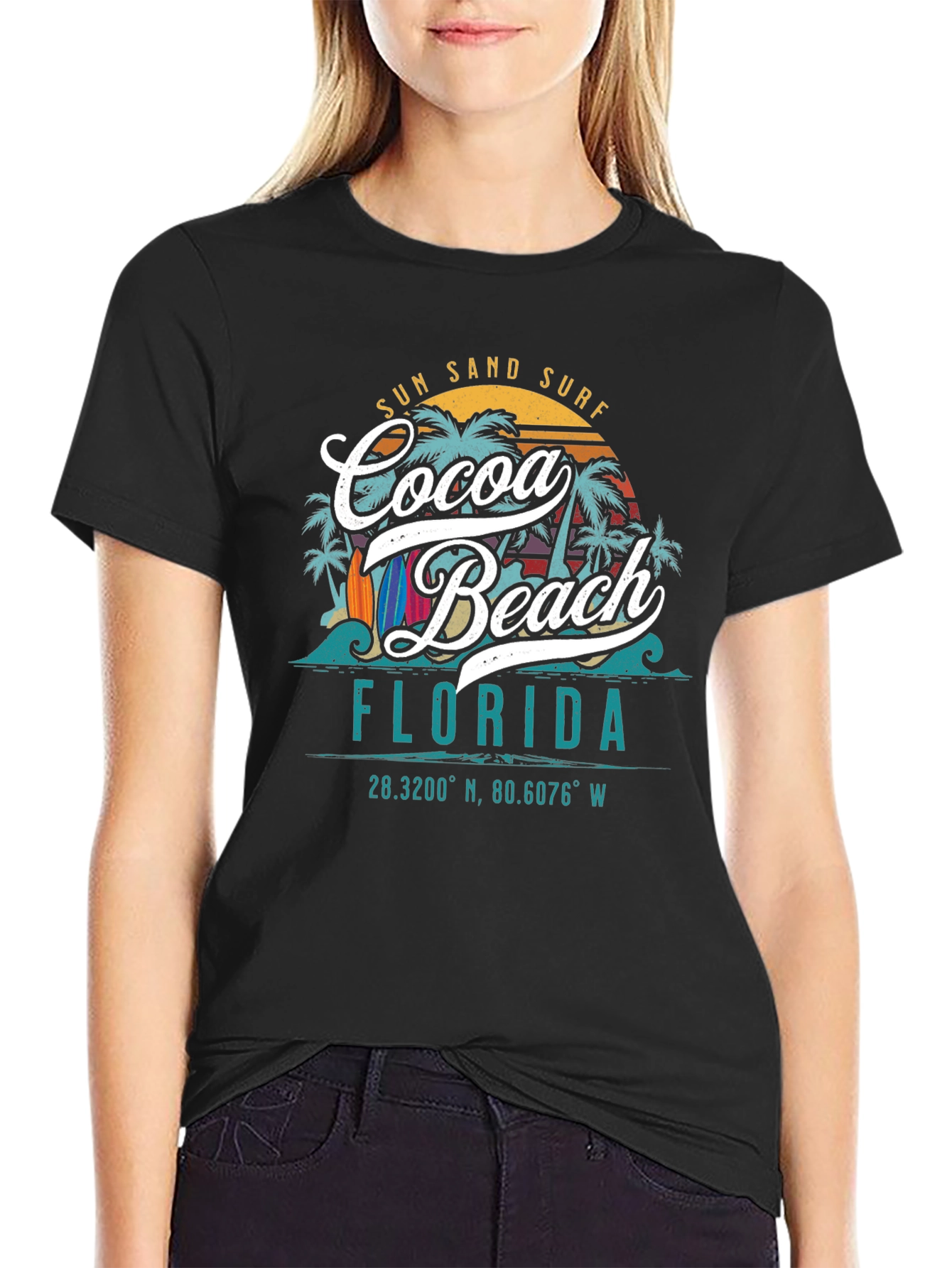 Cocoa Beach Florida Graphic T-Shirt