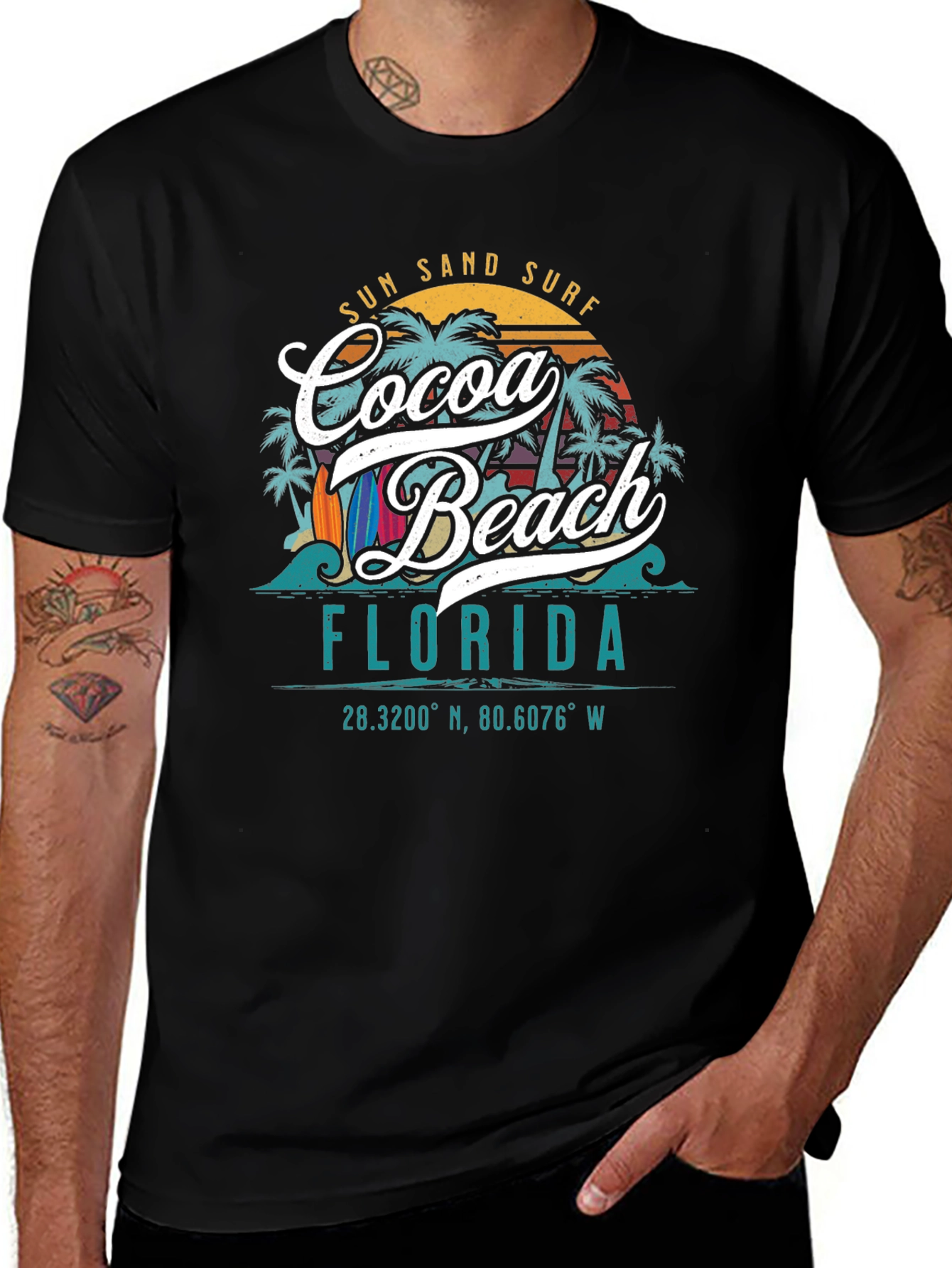 Cocoa Beach Florida Graphic T-Shirt