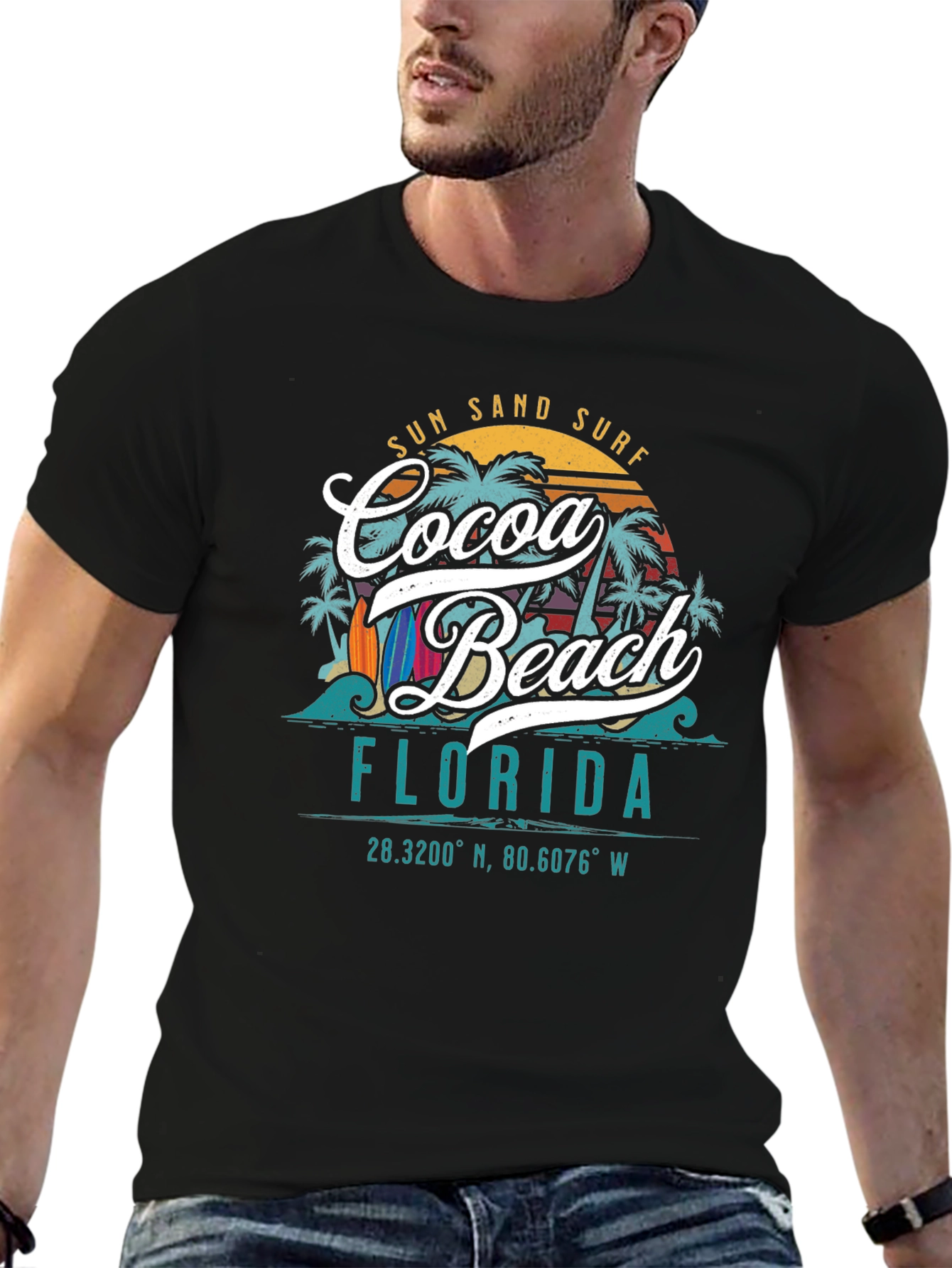 Cocoa Beach Florida Graphic T-Shirt