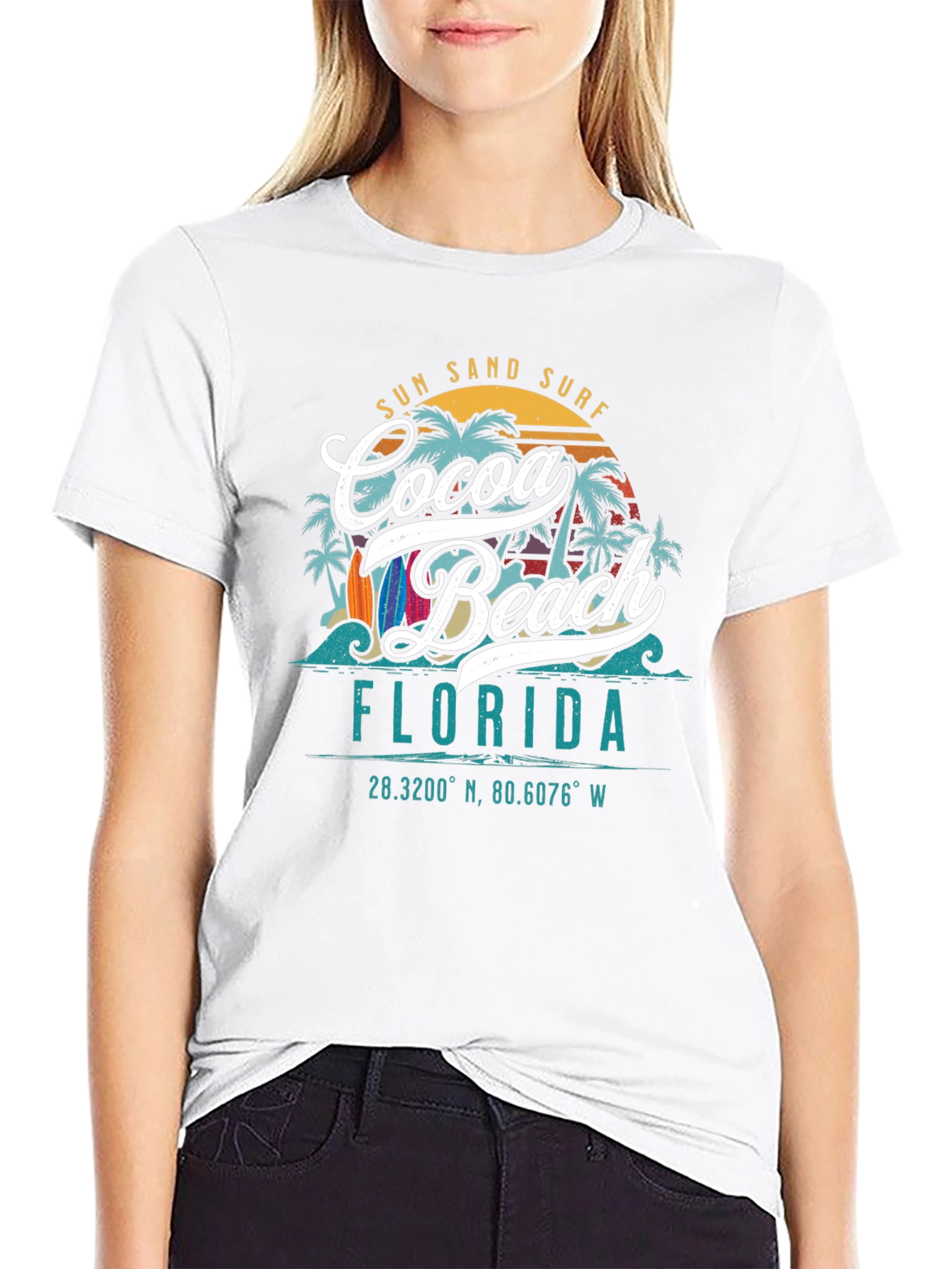 Cocoa Beach Florida Graphic T-Shirt