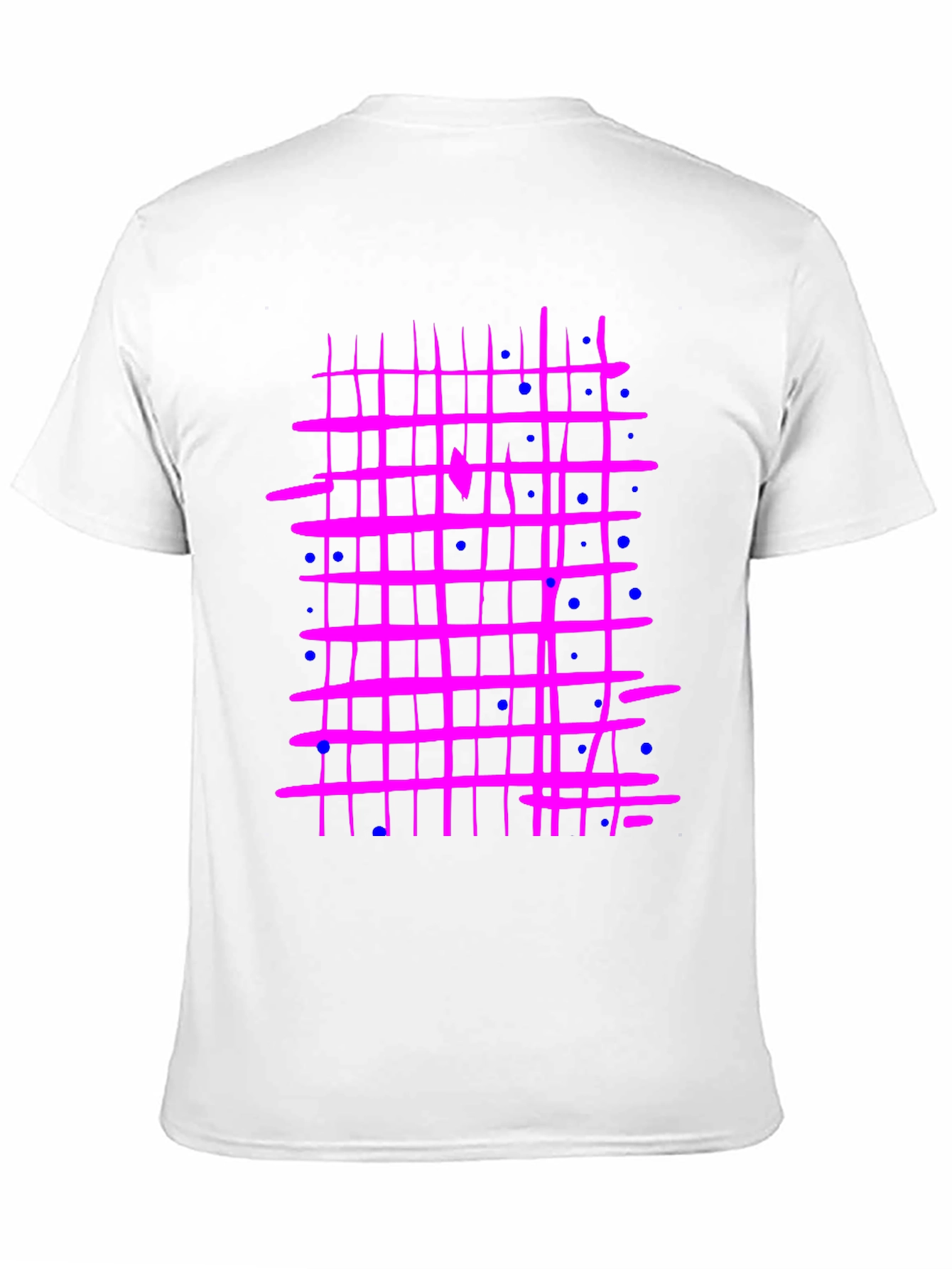 Retro Grid T-Shirt - Abstract Design