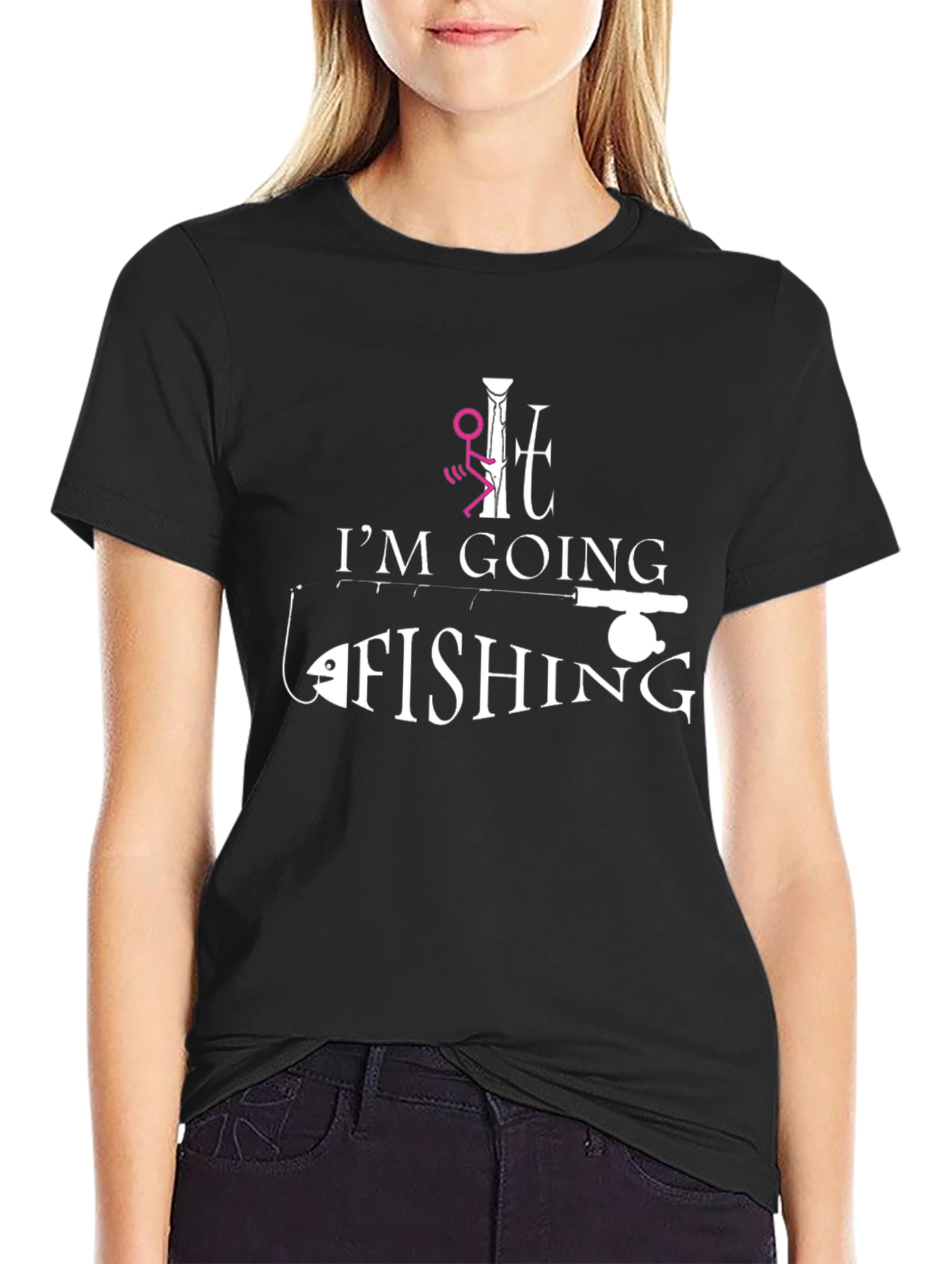 Funny Fishing T-Shirt - Id Rather Be Fishing
