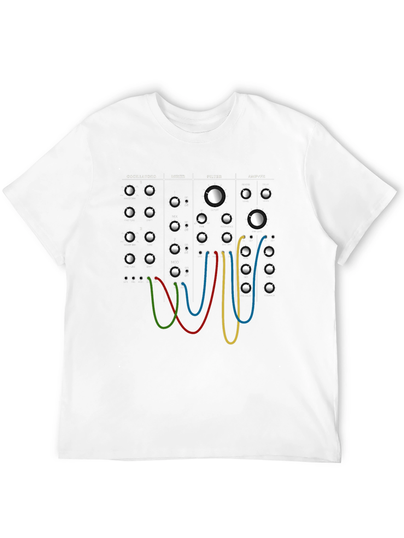 Synthesizer Module T-Shirt - Music Producer Tee