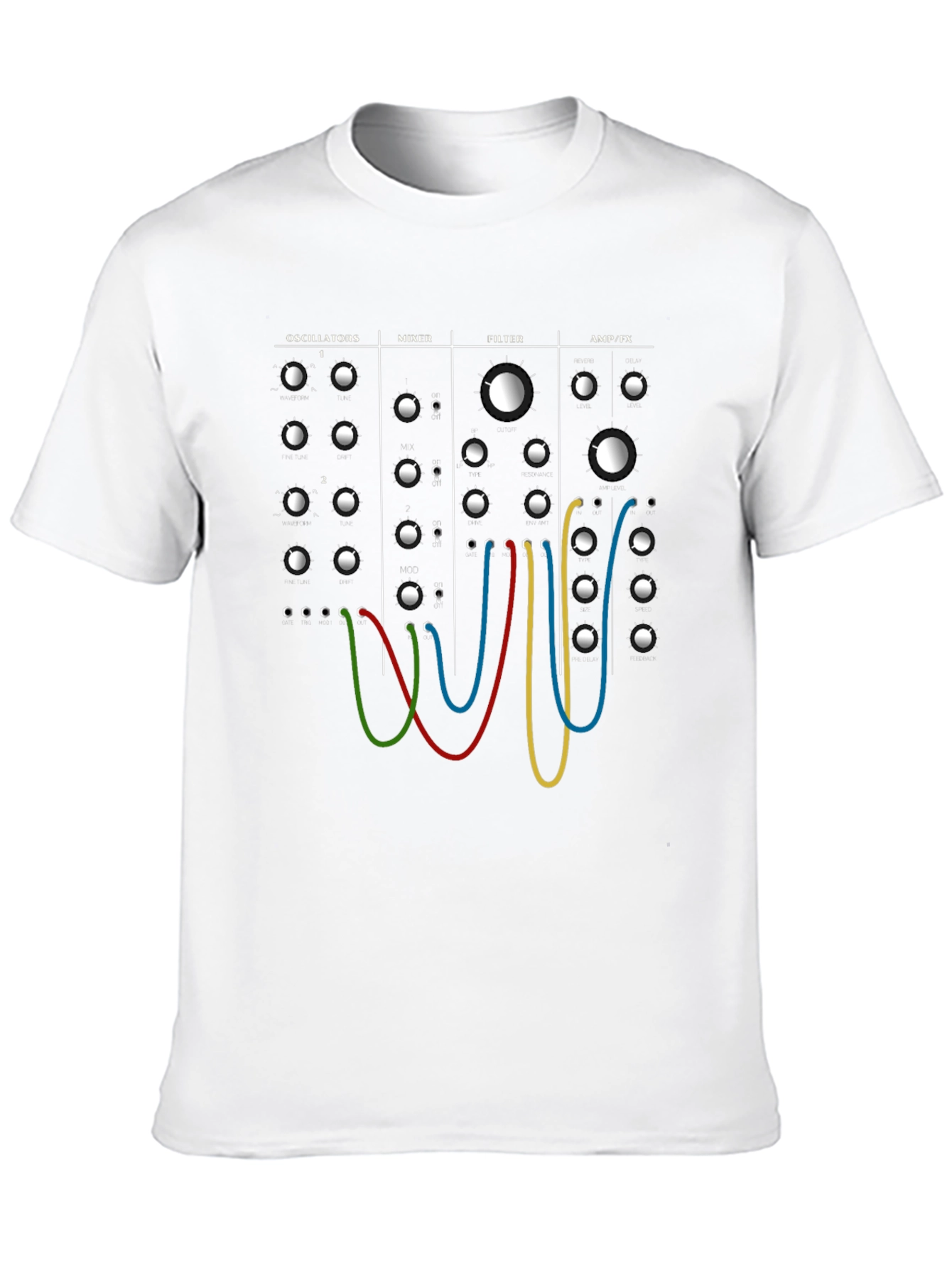 Synthesizer Module T-Shirt - Music Producer Tee