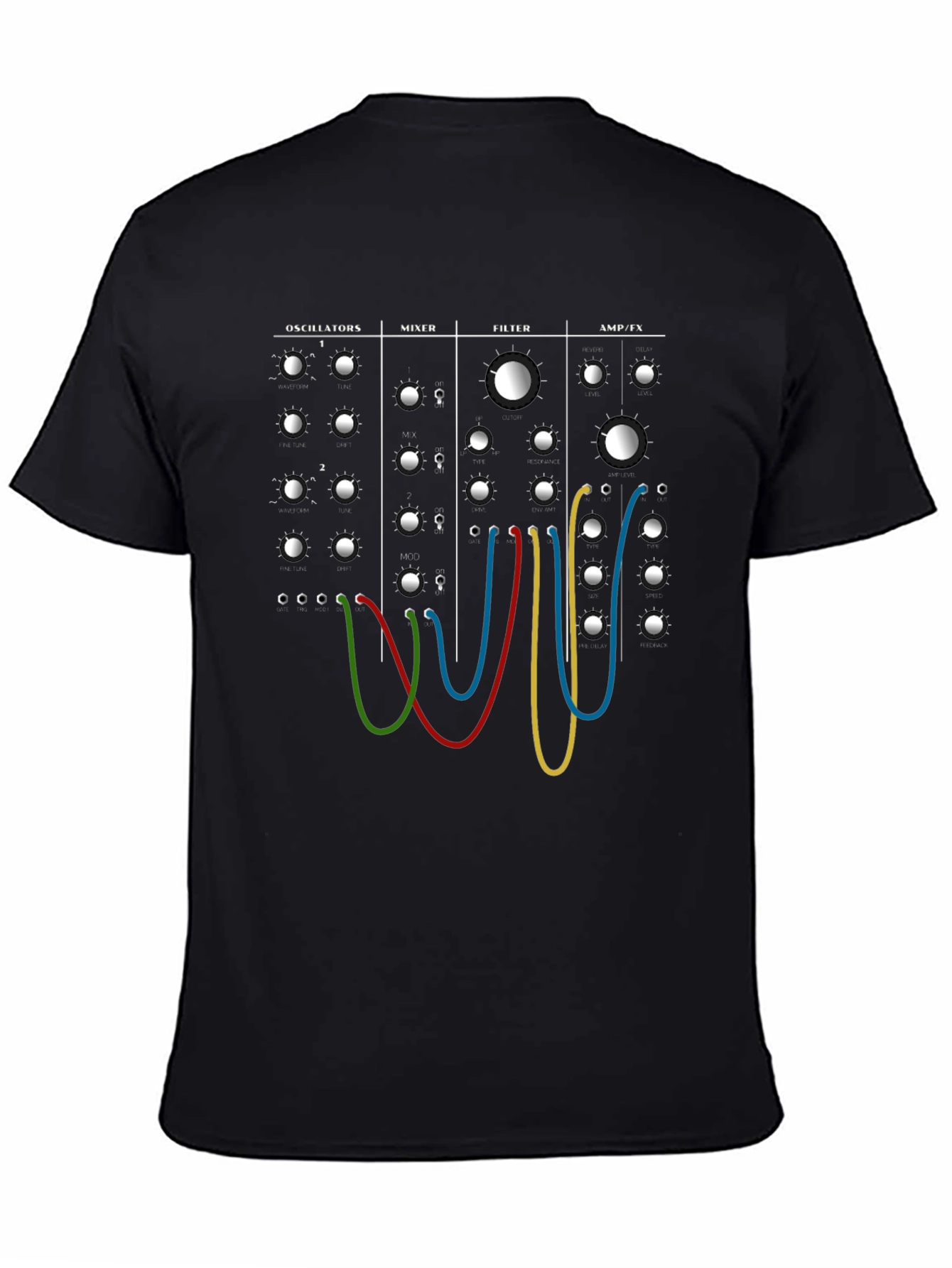 Synthesizer Module T-Shirt - Music Producer Tee