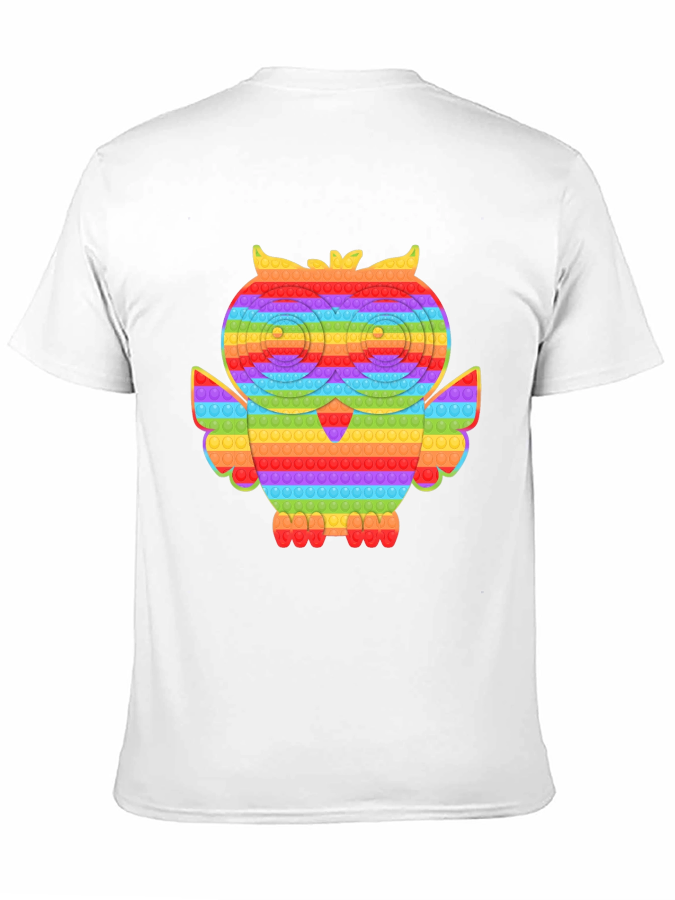 Rainbow Owl Pop It T-Shirt