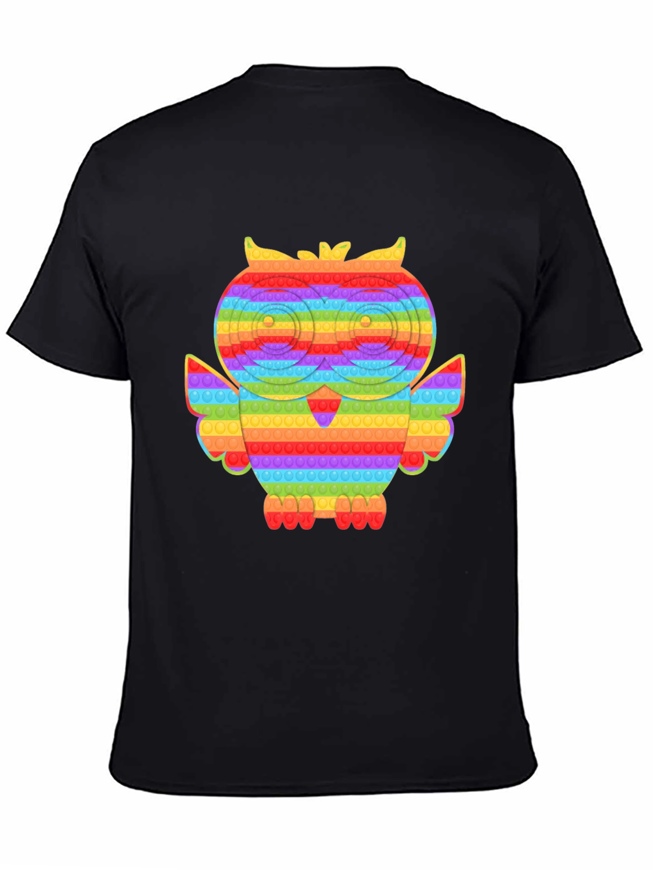 Rainbow Owl Pop It T-Shirt