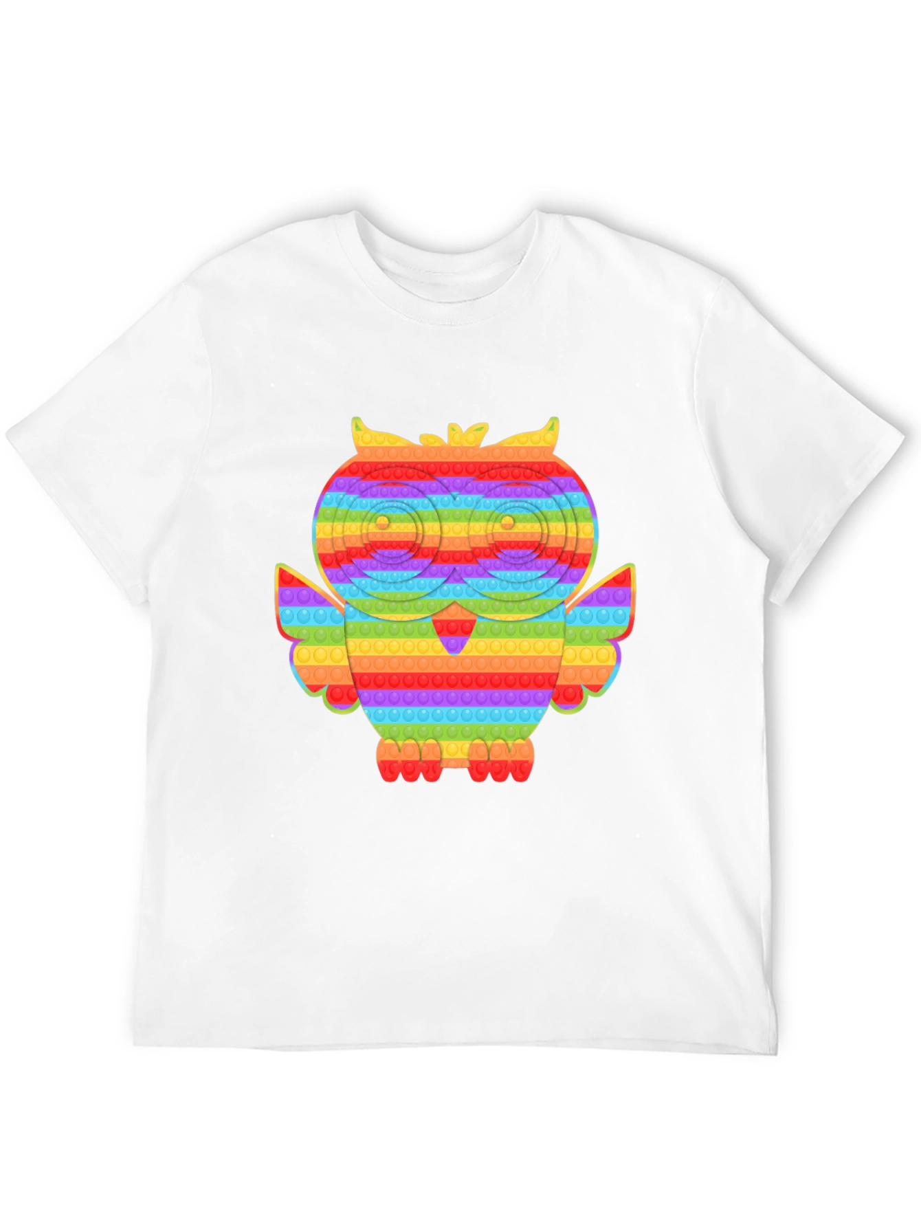 Rainbow Owl Pop It T-Shirt