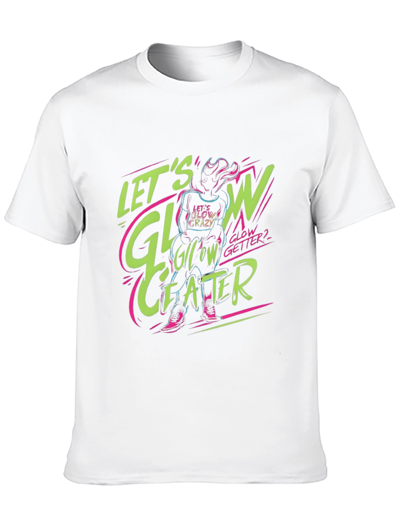 Glow Getter Graphic Tee - Trendy Black T-Shirt