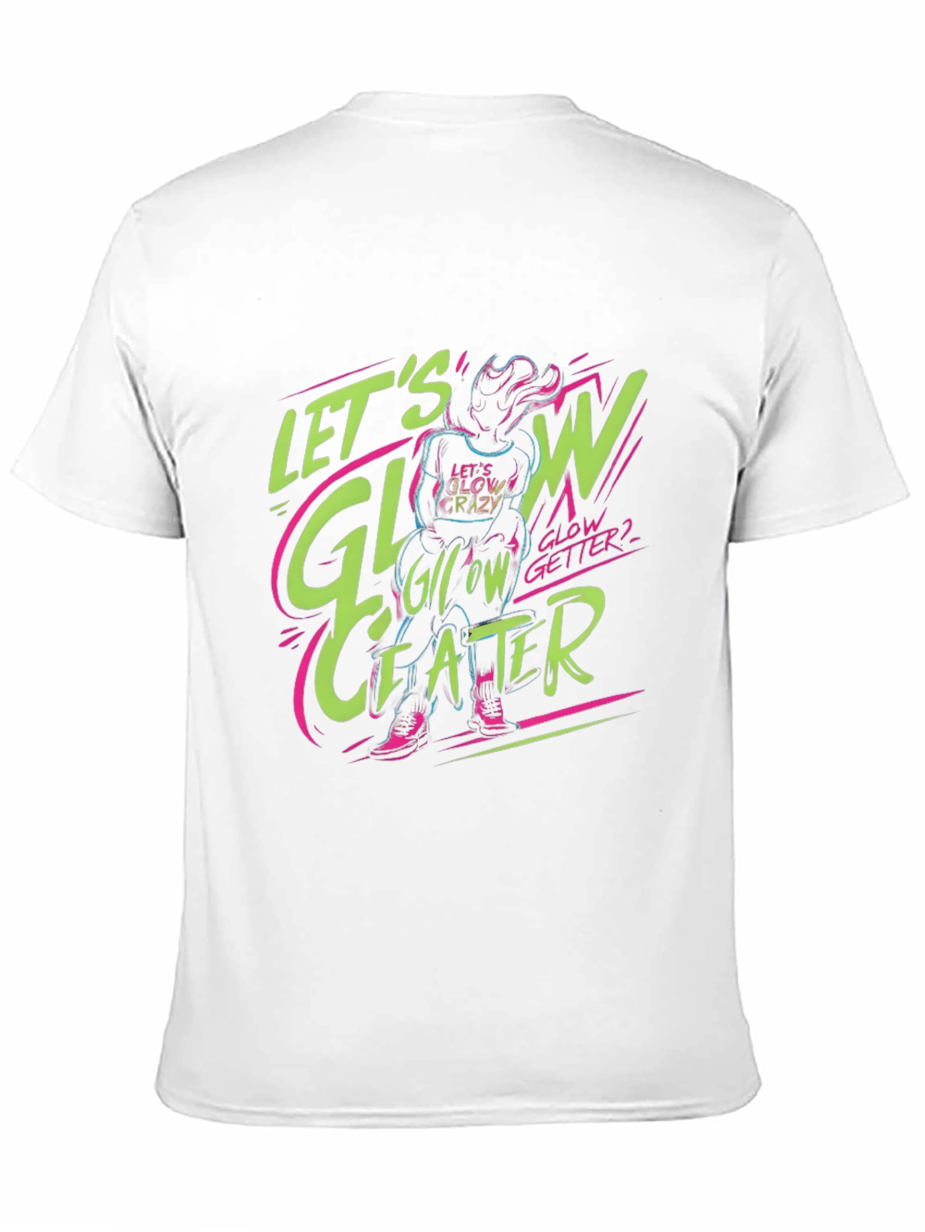 Glow Getter Graphic Tee - Trendy Black T-Shirt