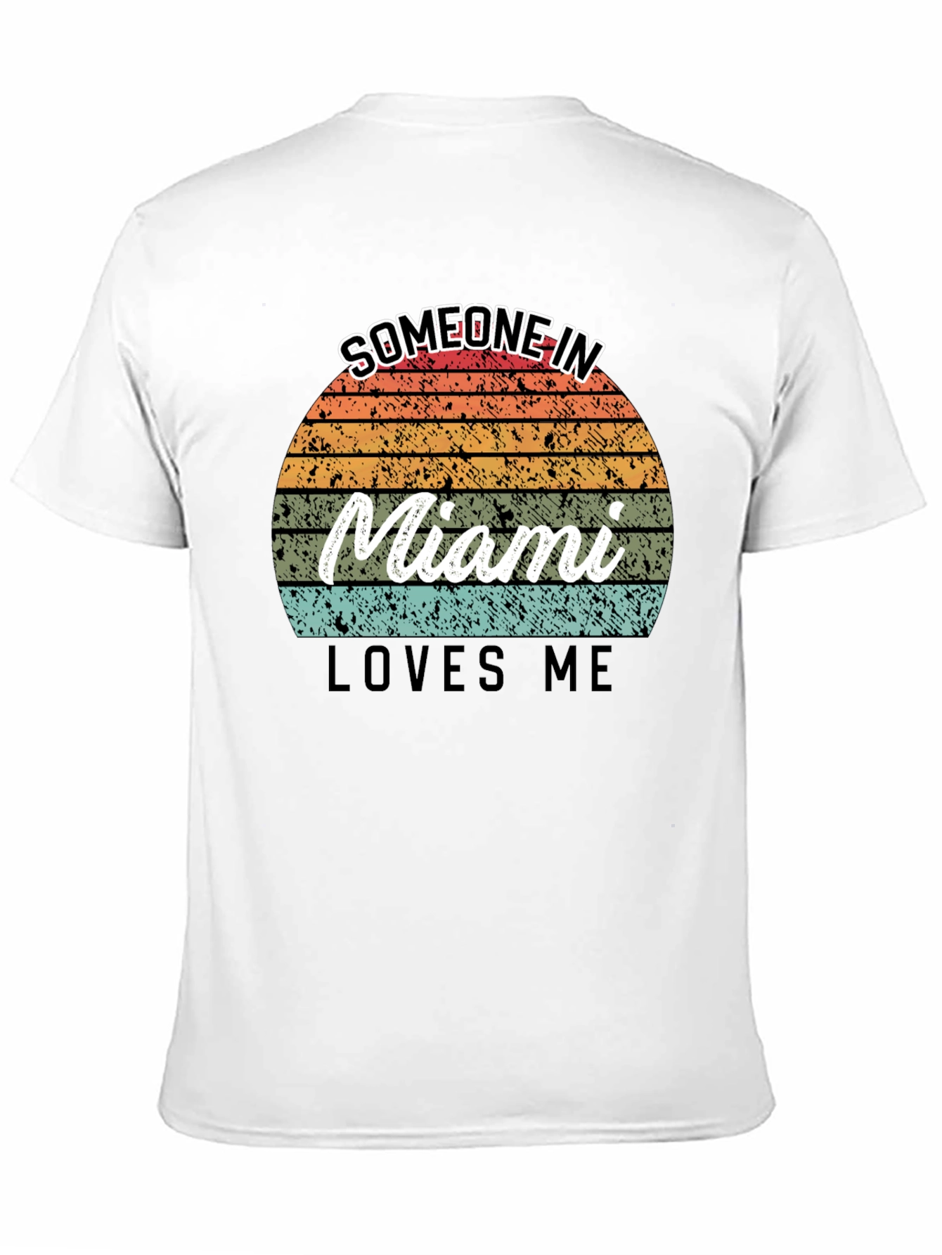 Someone in Miami Loves Me Retro T-Shirt