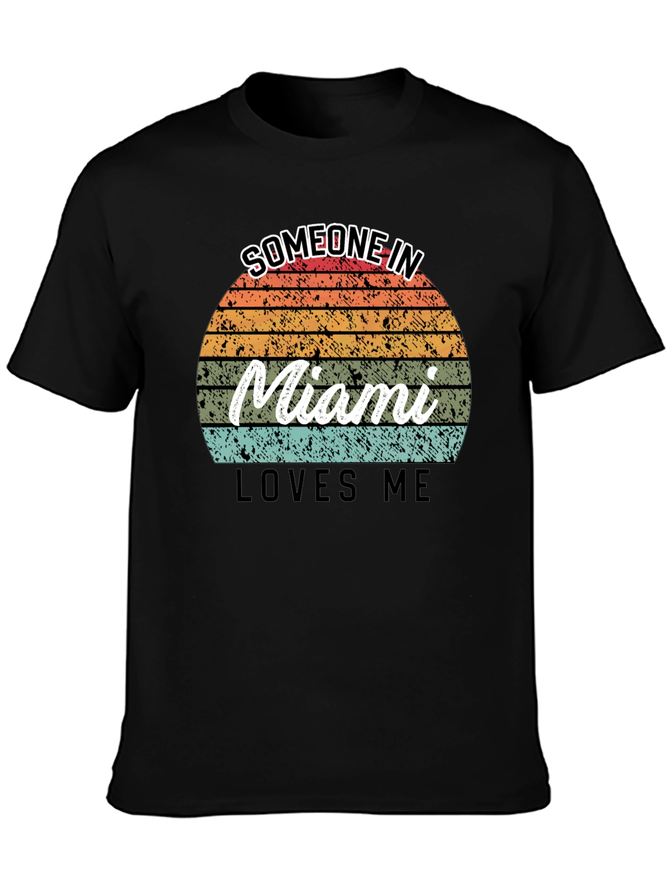 Someone in Miami Loves Me Retro T-Shirt