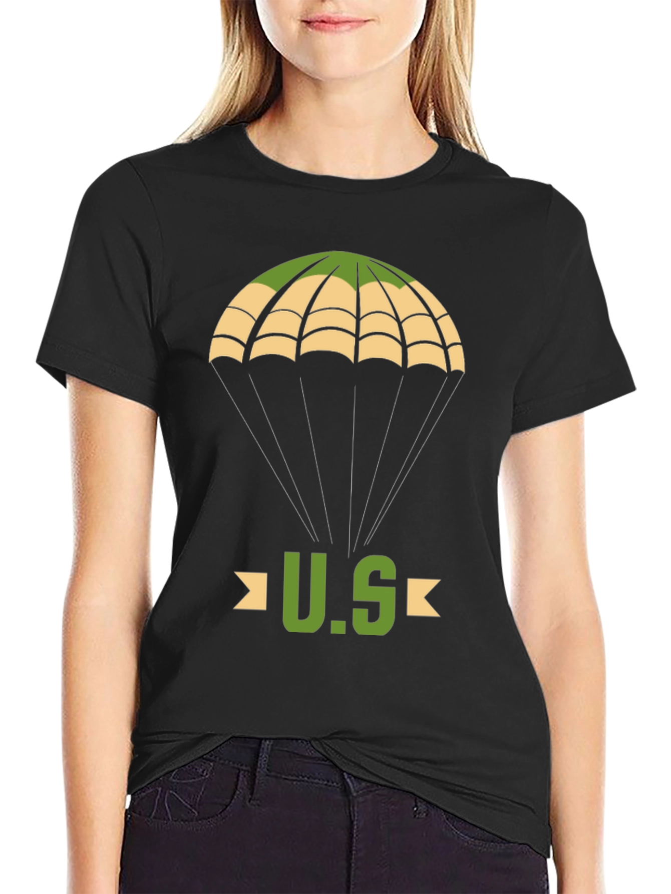 US Army Parachute T-Shirt - Military Style
