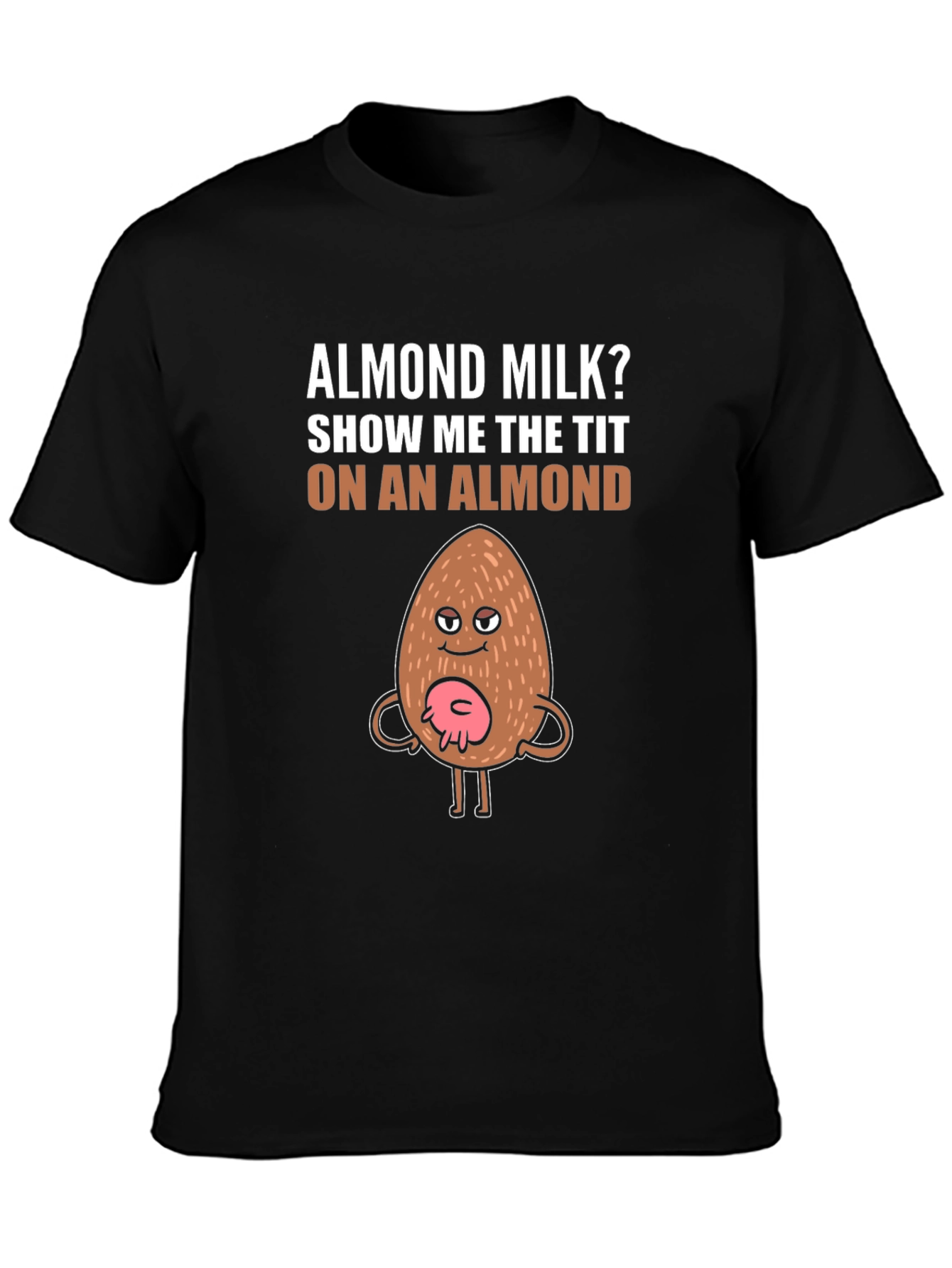 Funny Almond Milk Graphic T-Shirt