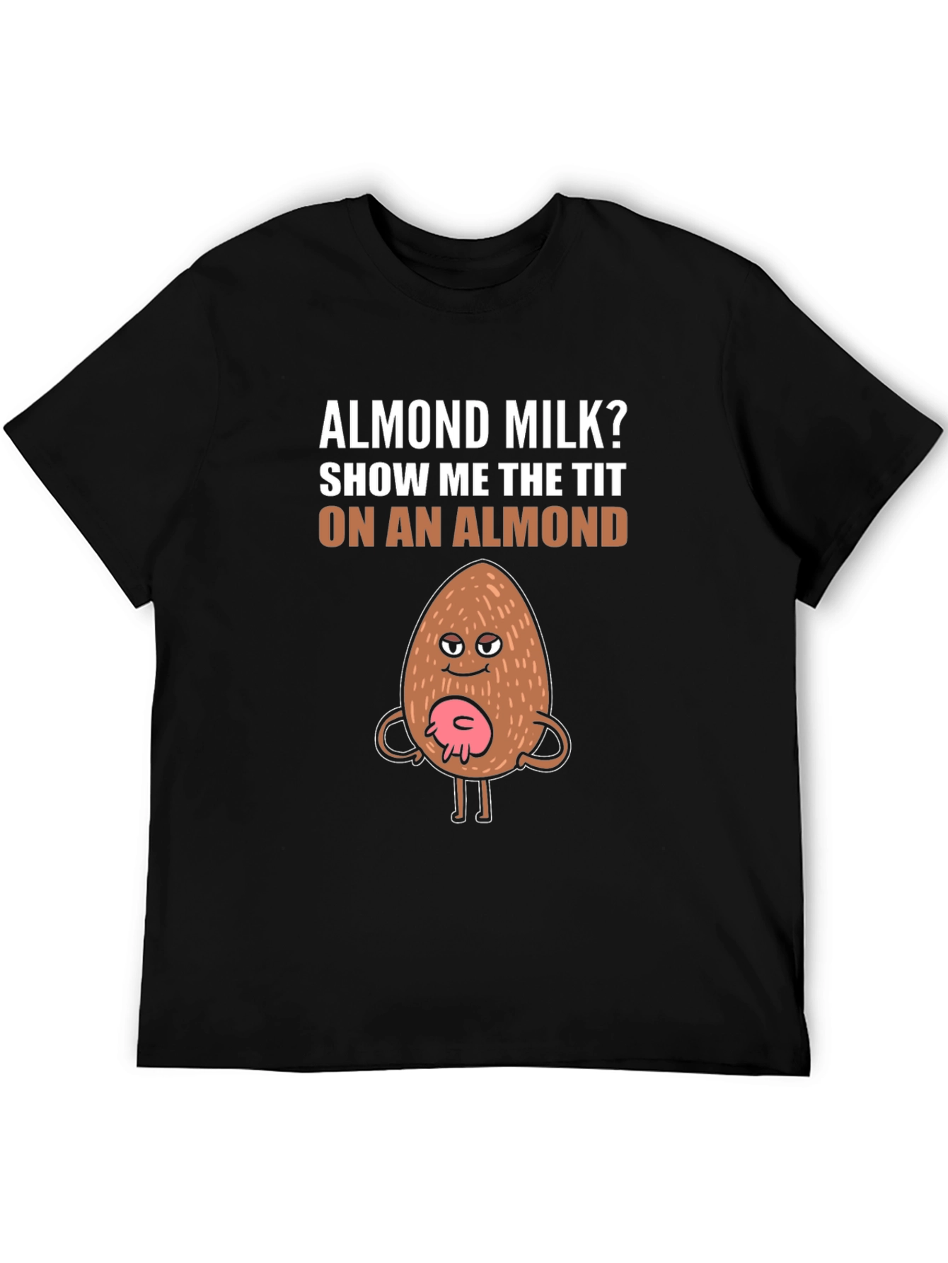Funny Almond Milk Graphic T-Shirt