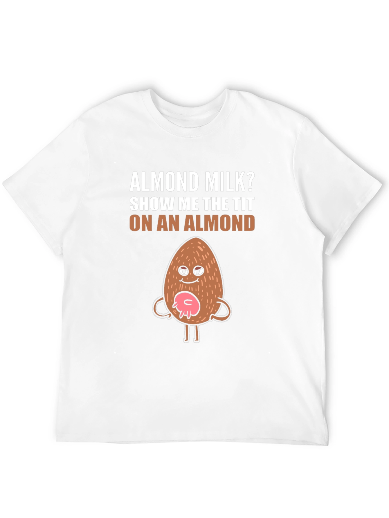 Funny Almond Milk Graphic T-Shirt