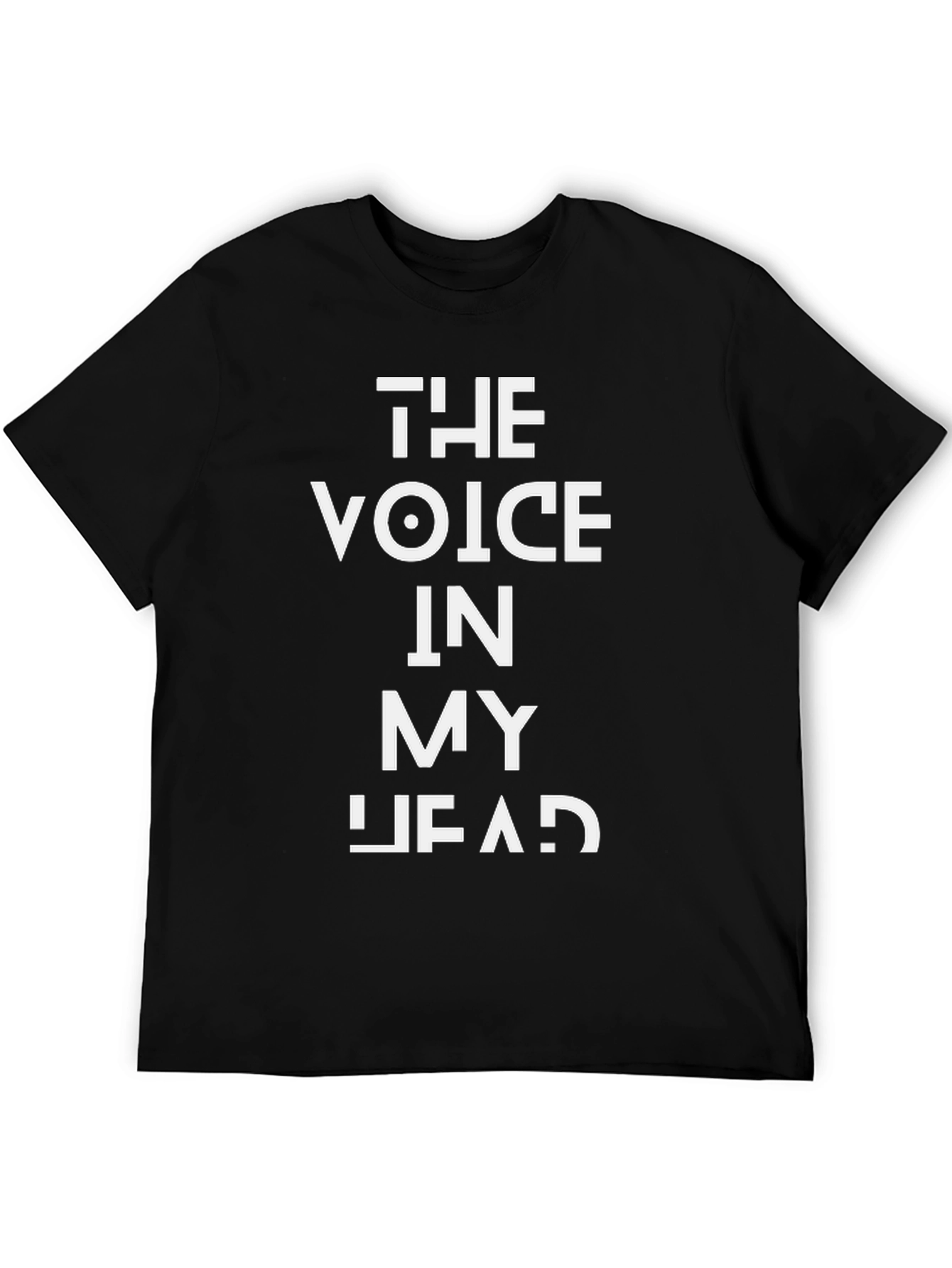 The Voice In My Head Graphic Tee - Black