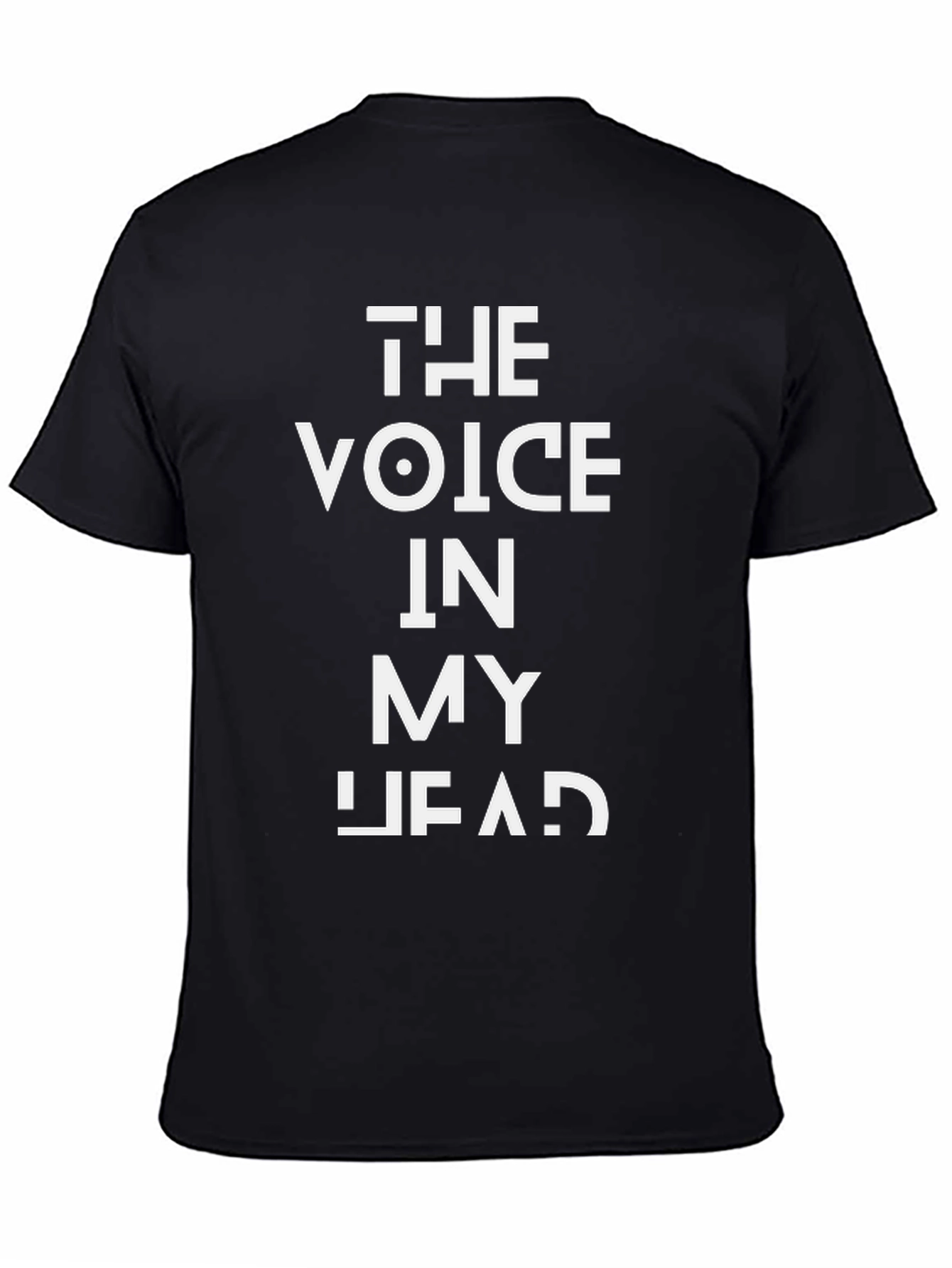 The Voice In My Head Graphic Tee - Black