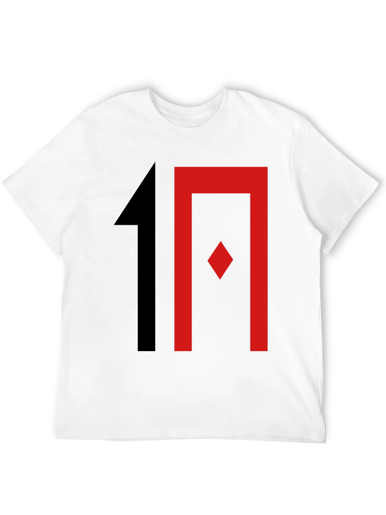 Stylish Graphic Print T-Shirt - Black with Bold Design