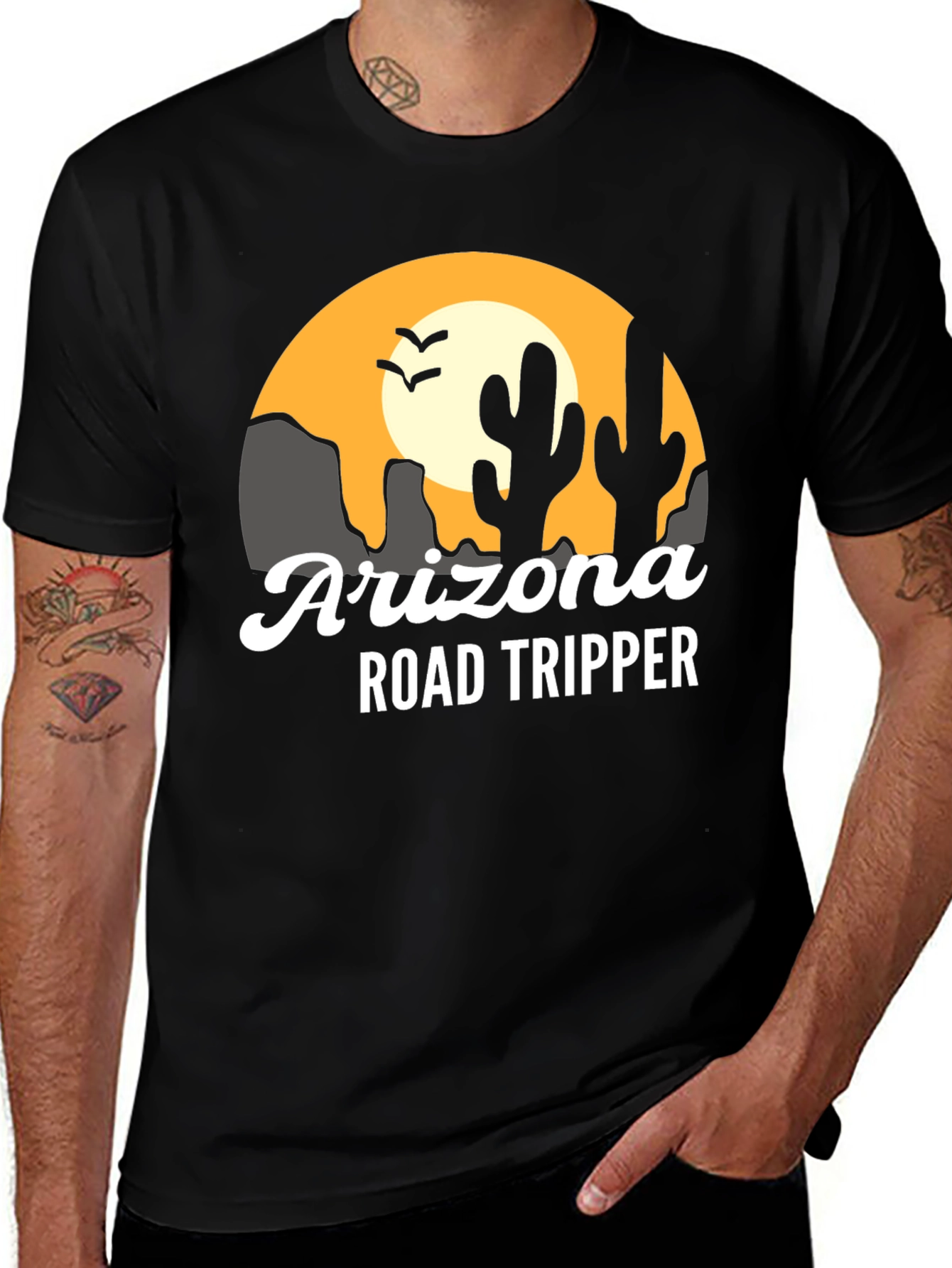 Arizona Road Tripper Graphic Tee - Black