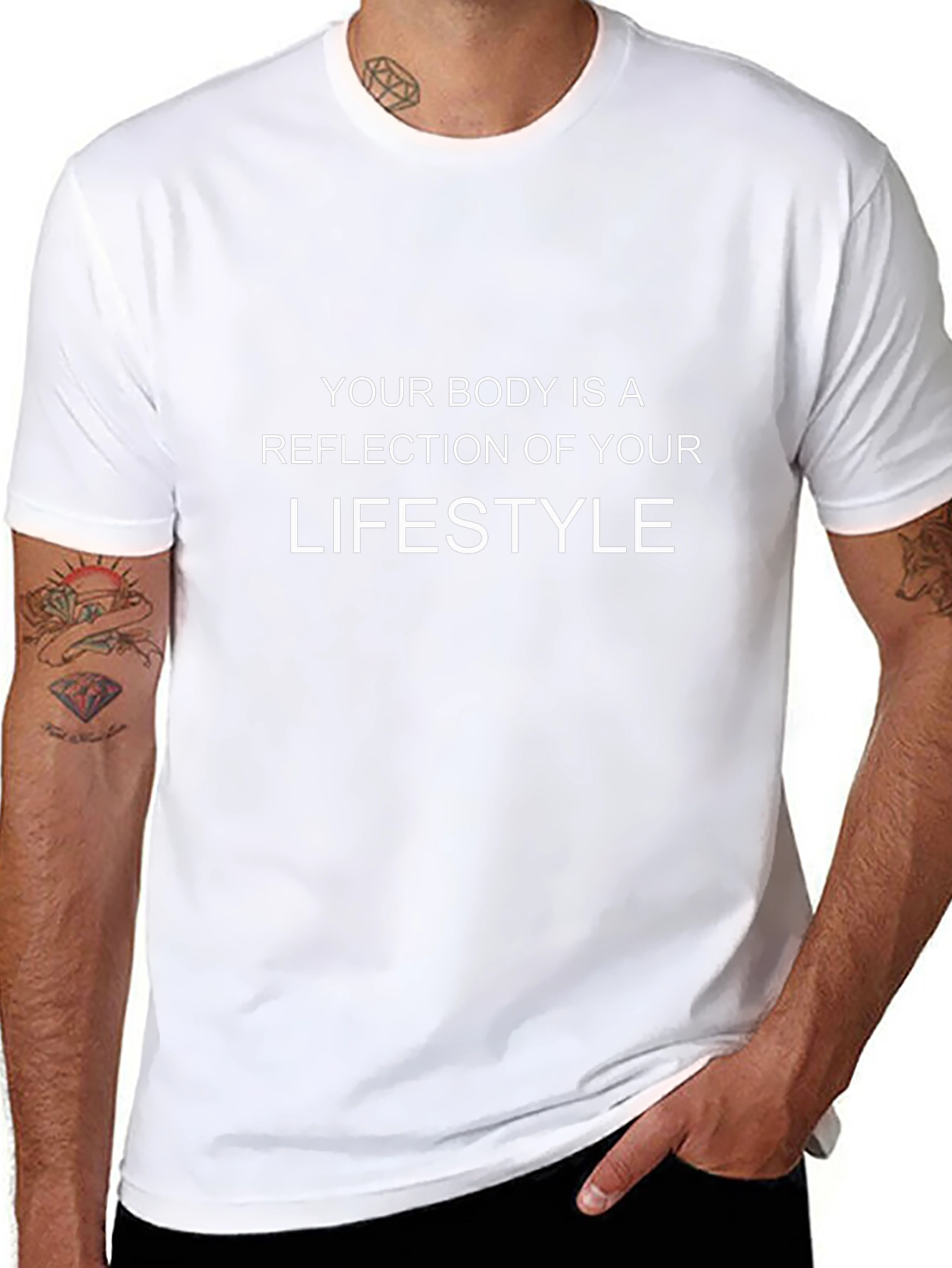 Lifestyle Reflection Black T-Shirt