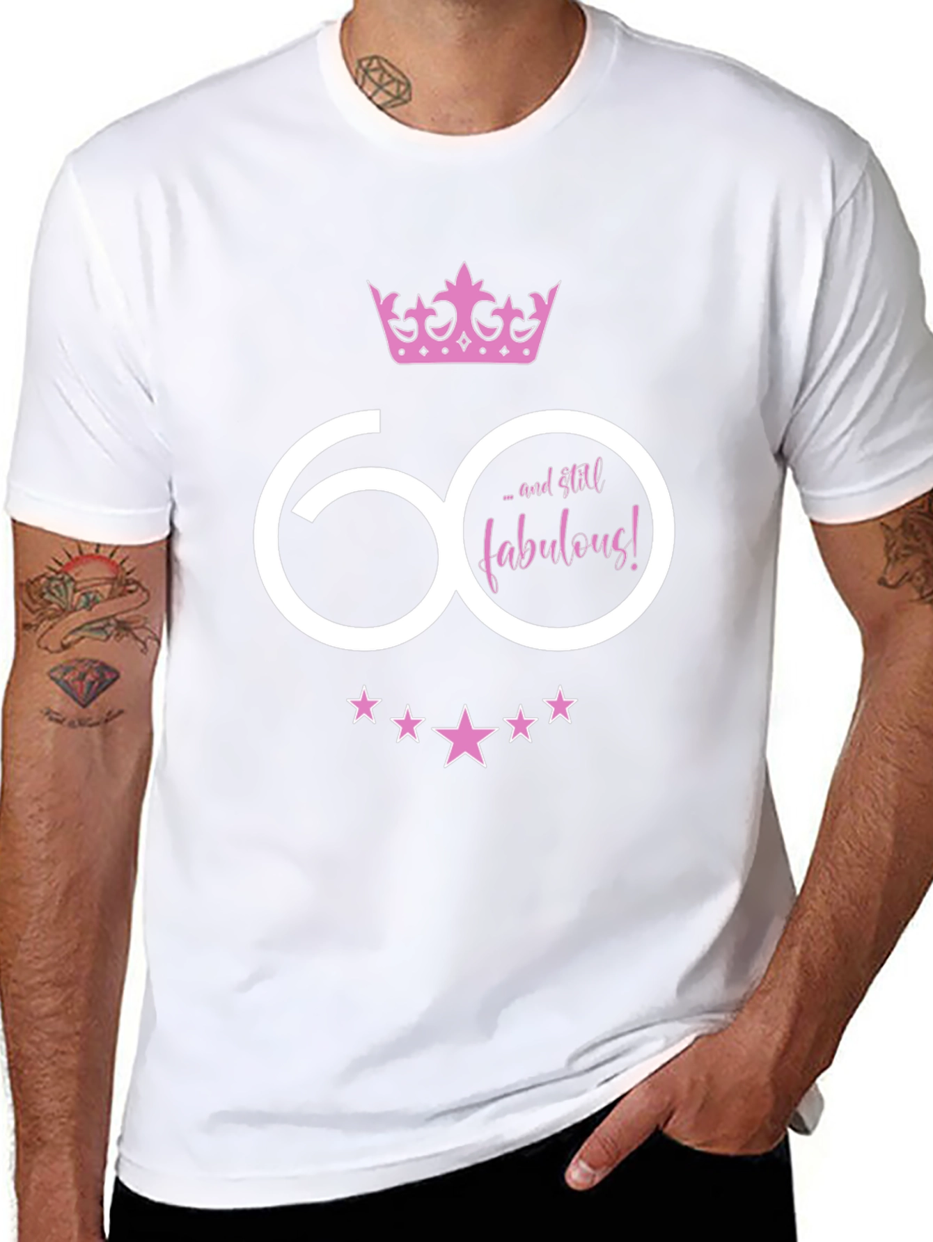 60 and Still Fabulous Birthday Graphic Tee