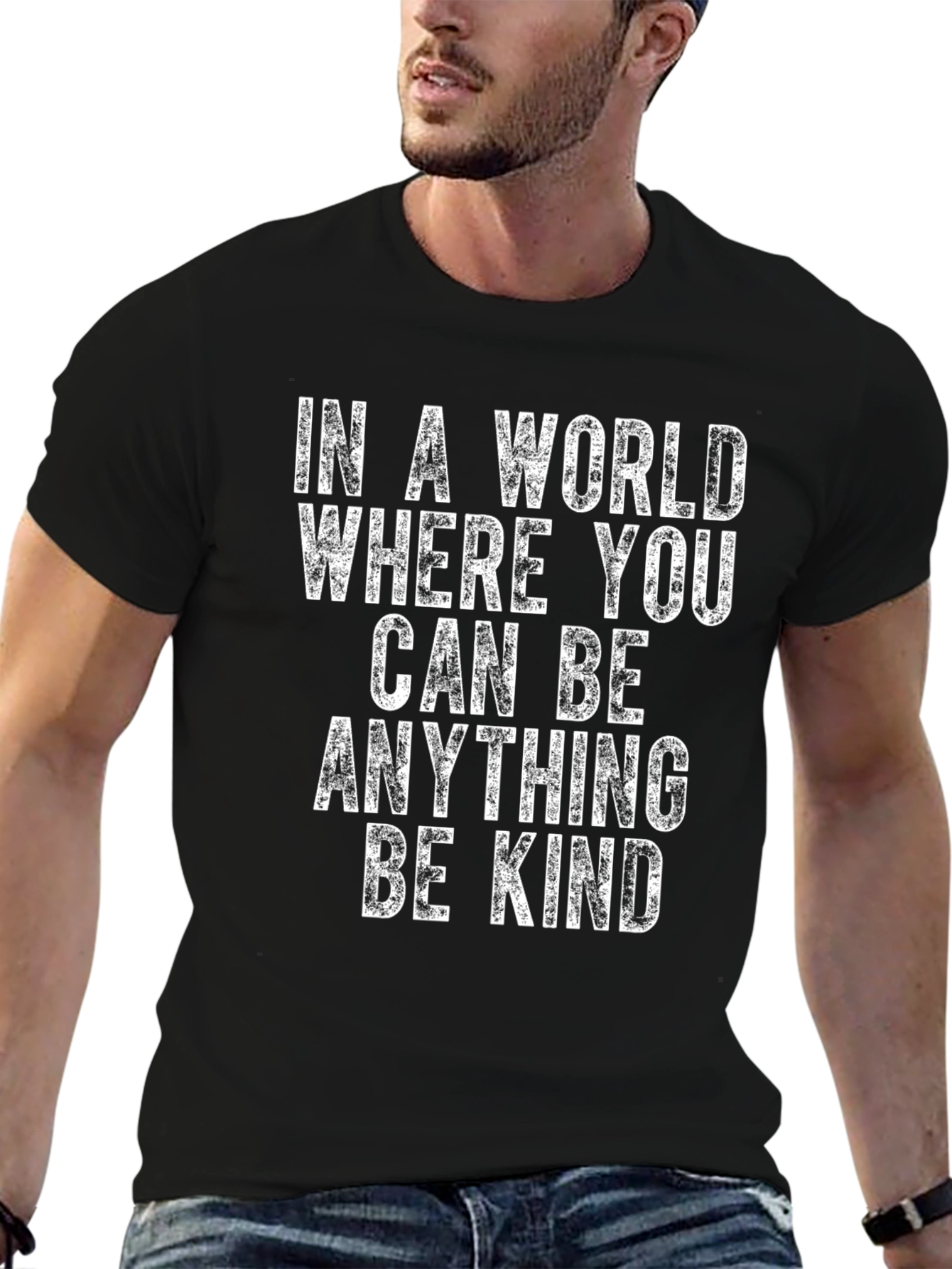 In A World Be Kind T-Shirt Graphic Tee