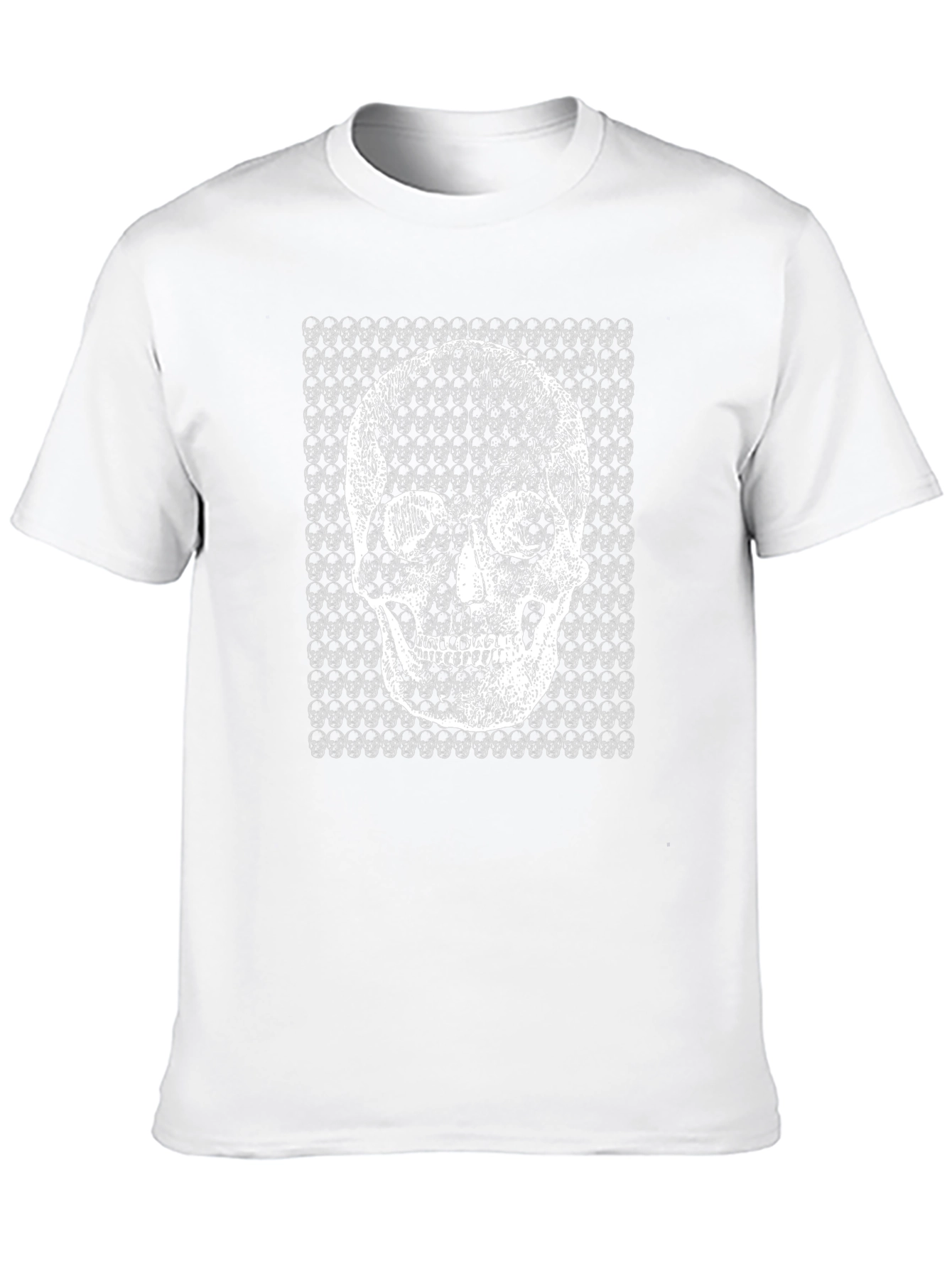 Skull Graphic Print Black T-Shirt