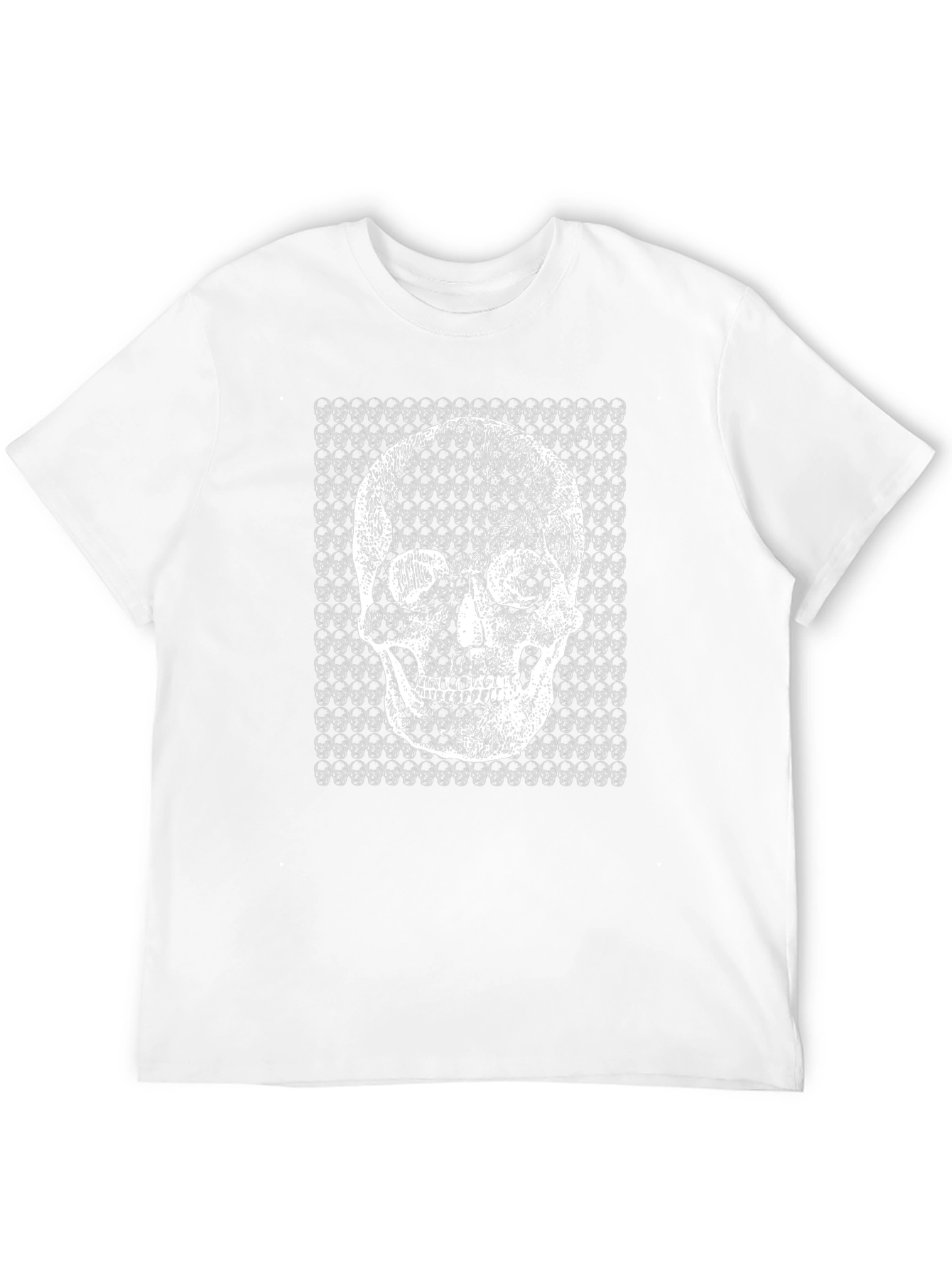 Skull Graphic Print Black T-Shirt