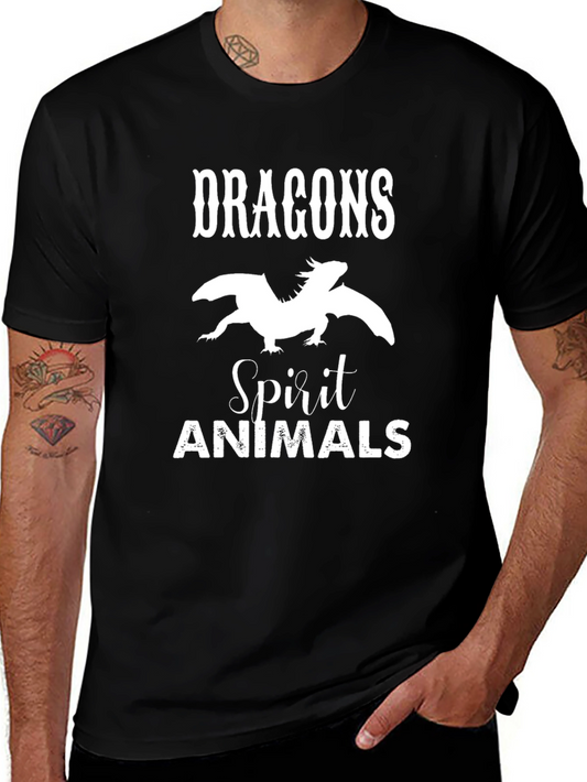 Dragon Spirit Animals Graphic Tee