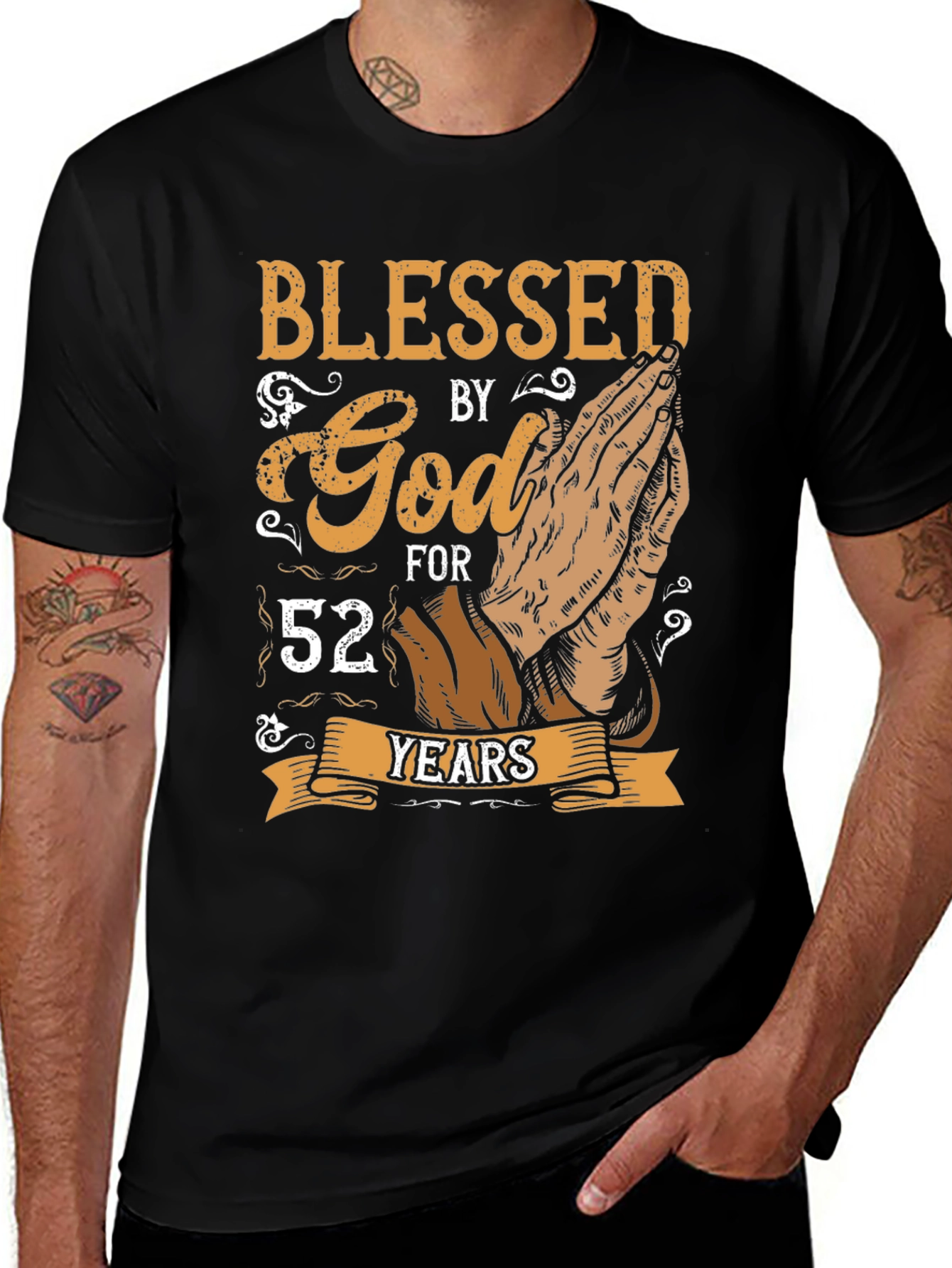 Blessed By God For 52 Years T-Shirt