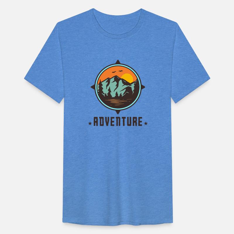 Outdoor adventure badge logo stamp