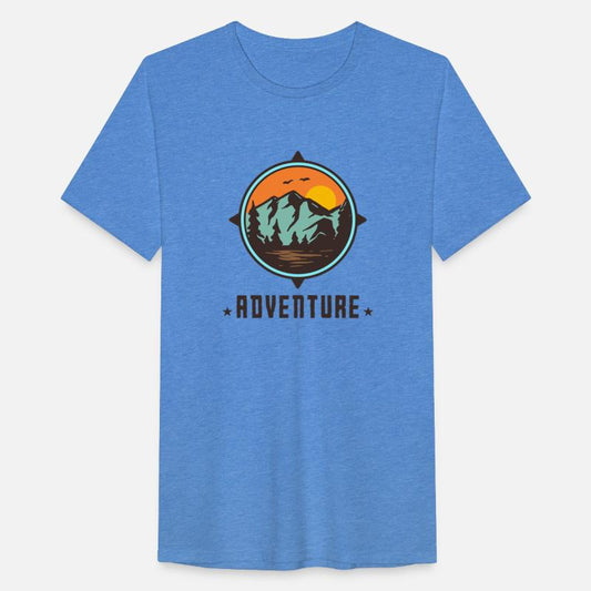 Outdoor adventure badge logo stamp