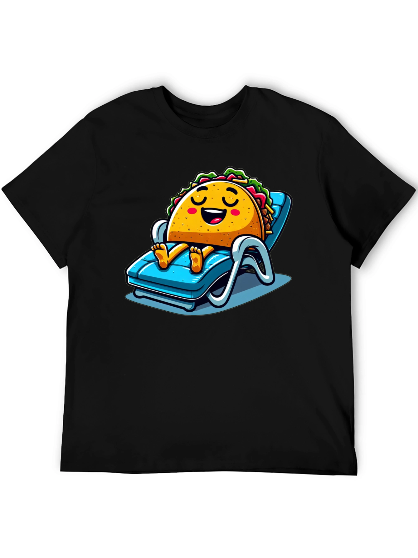 Relaxing Taco Graphic T-Shirt