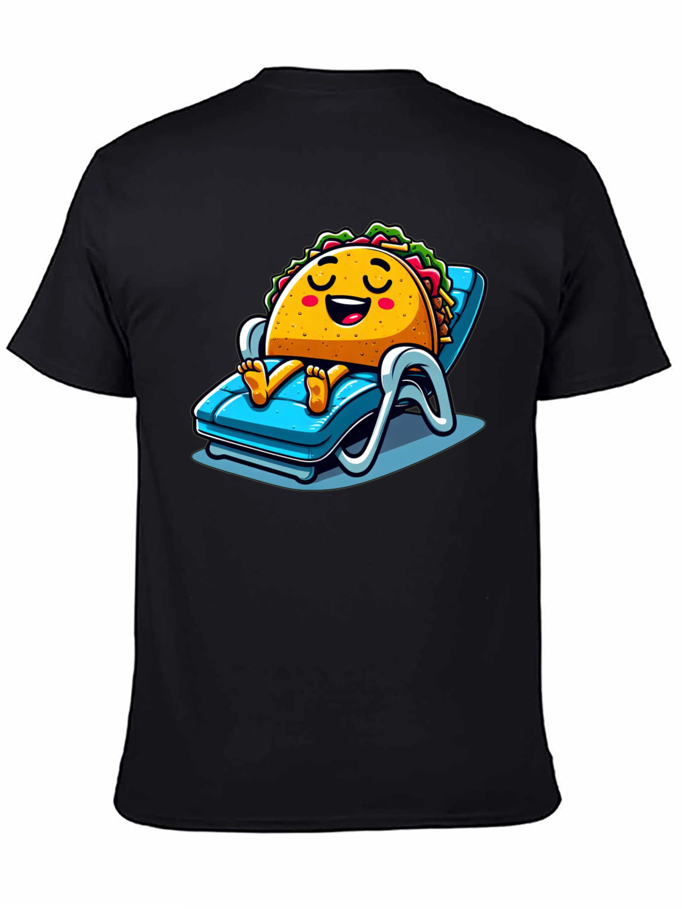 Relaxing Taco Graphic T-Shirt