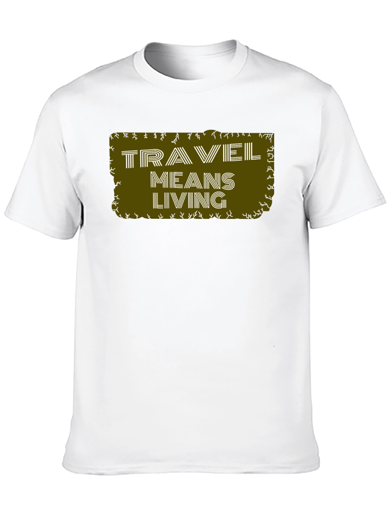 Travel Means Living Graphic Tee - Black