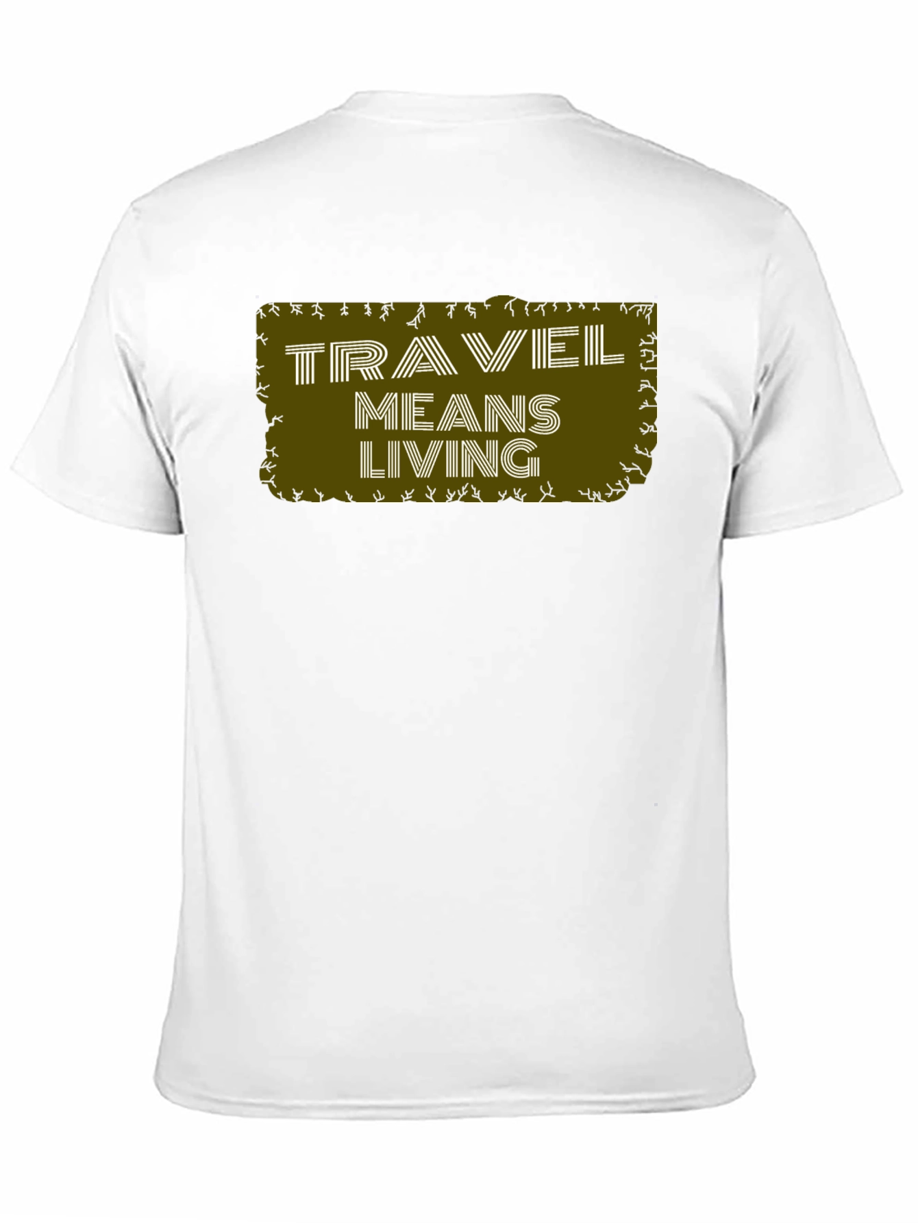 Travel Means Living Graphic Tee - Black