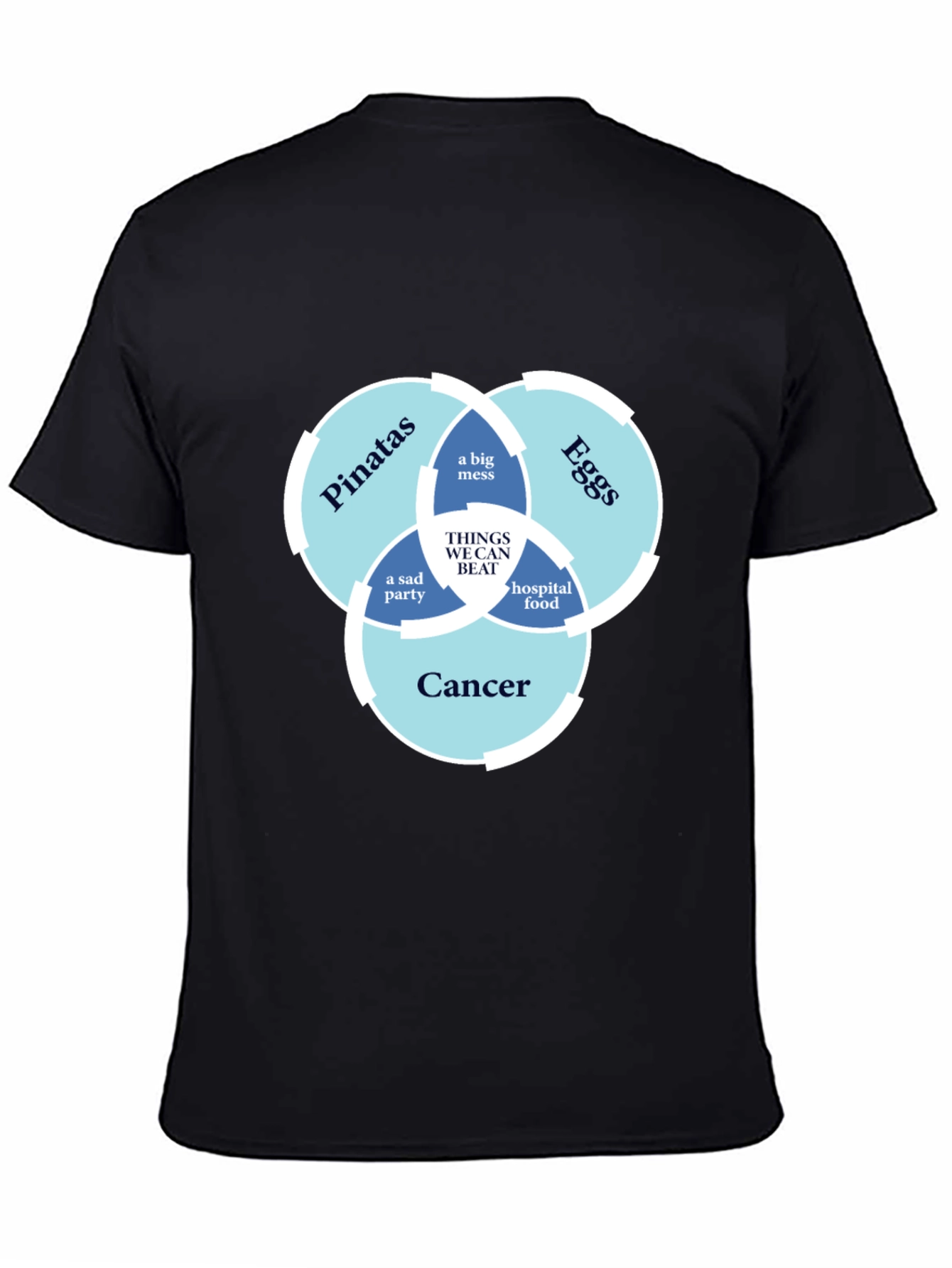 Humorous T-Shirt: Things We Can Beat Venn Diagram