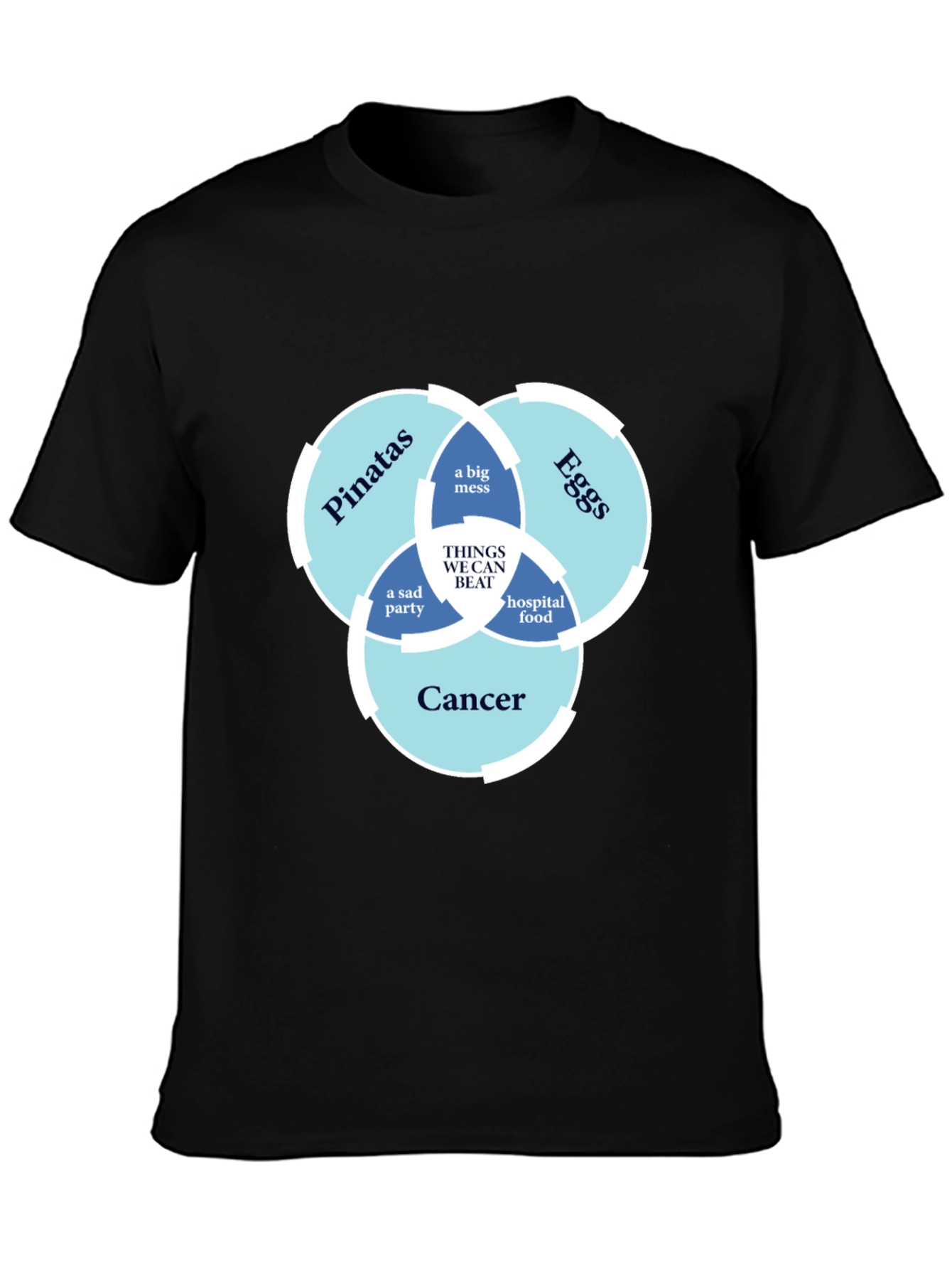 Humorous T-Shirt: Things We Can Beat Venn Diagram