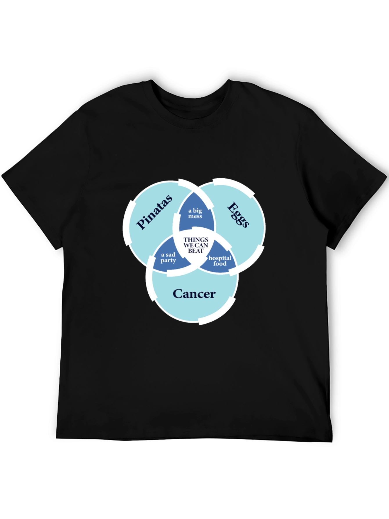 Humorous T-Shirt: Things We Can Beat Venn Diagram