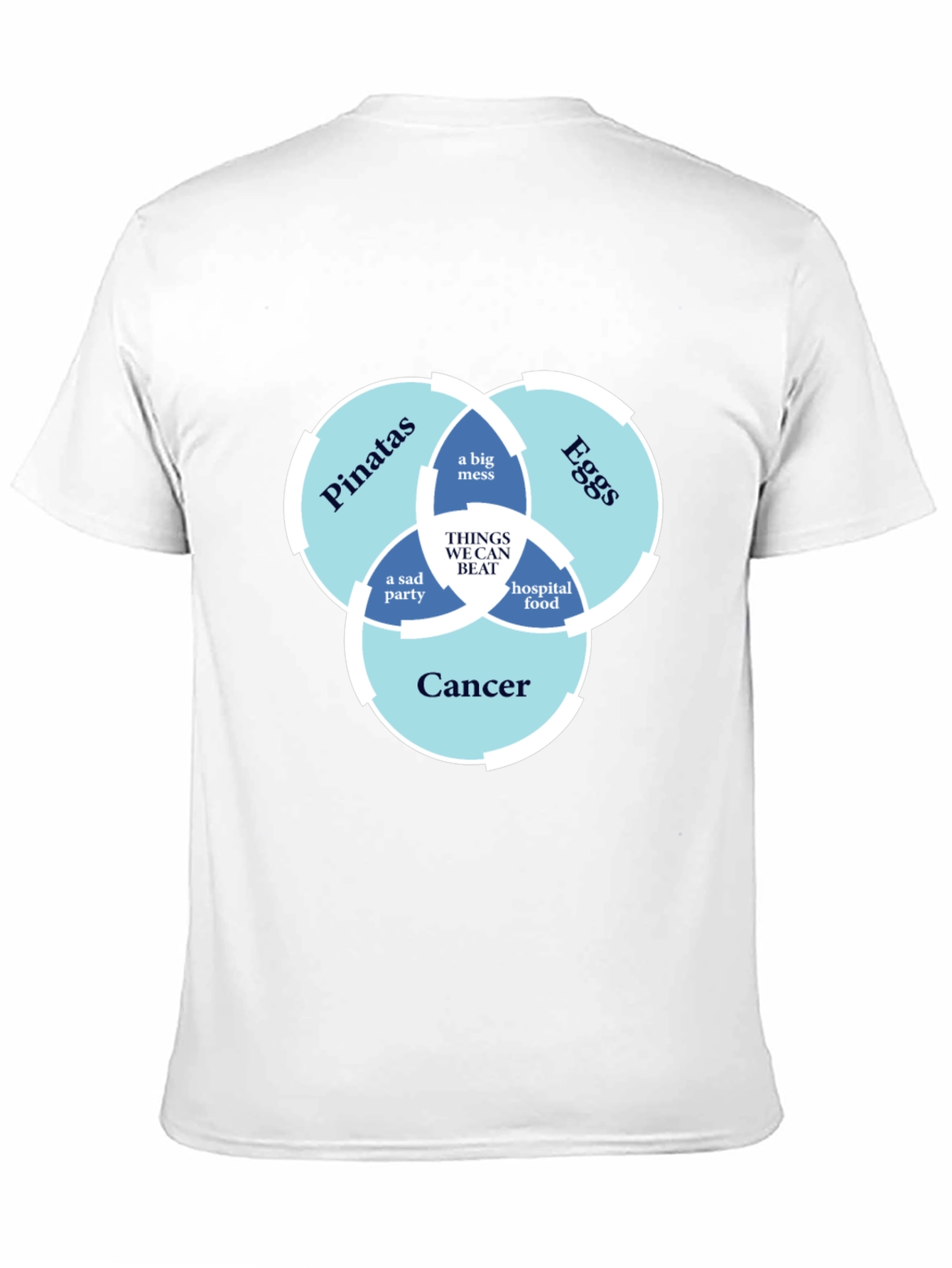 Humorous T-Shirt: Things We Can Beat Venn Diagram